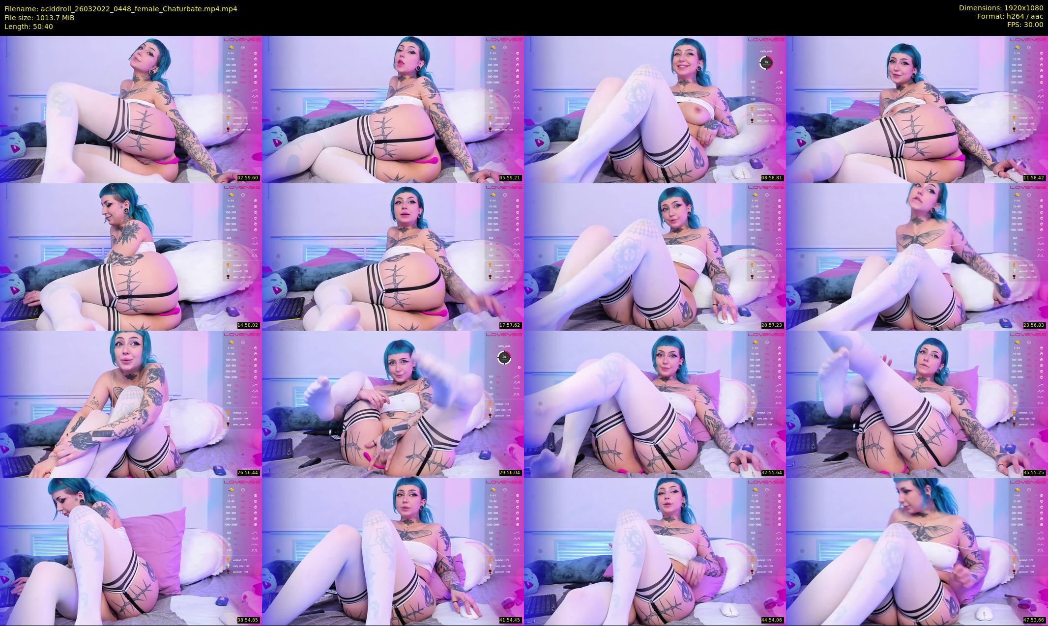 aciddroll — 51 minute Chaturbate female cam show recording, 1080p, Mar 26, 2022
