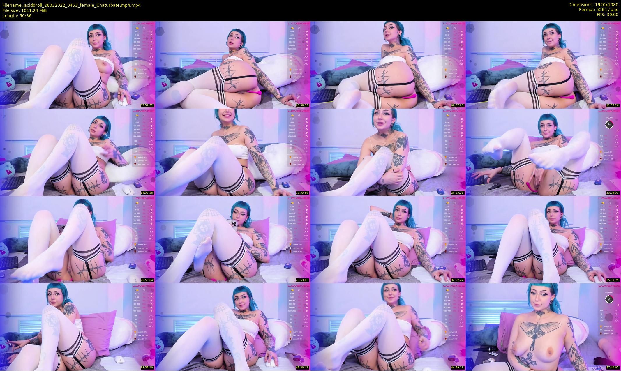 aciddroll — 51 minute Chaturbate female cam show recording, 1080p, Mar 26, 2022
