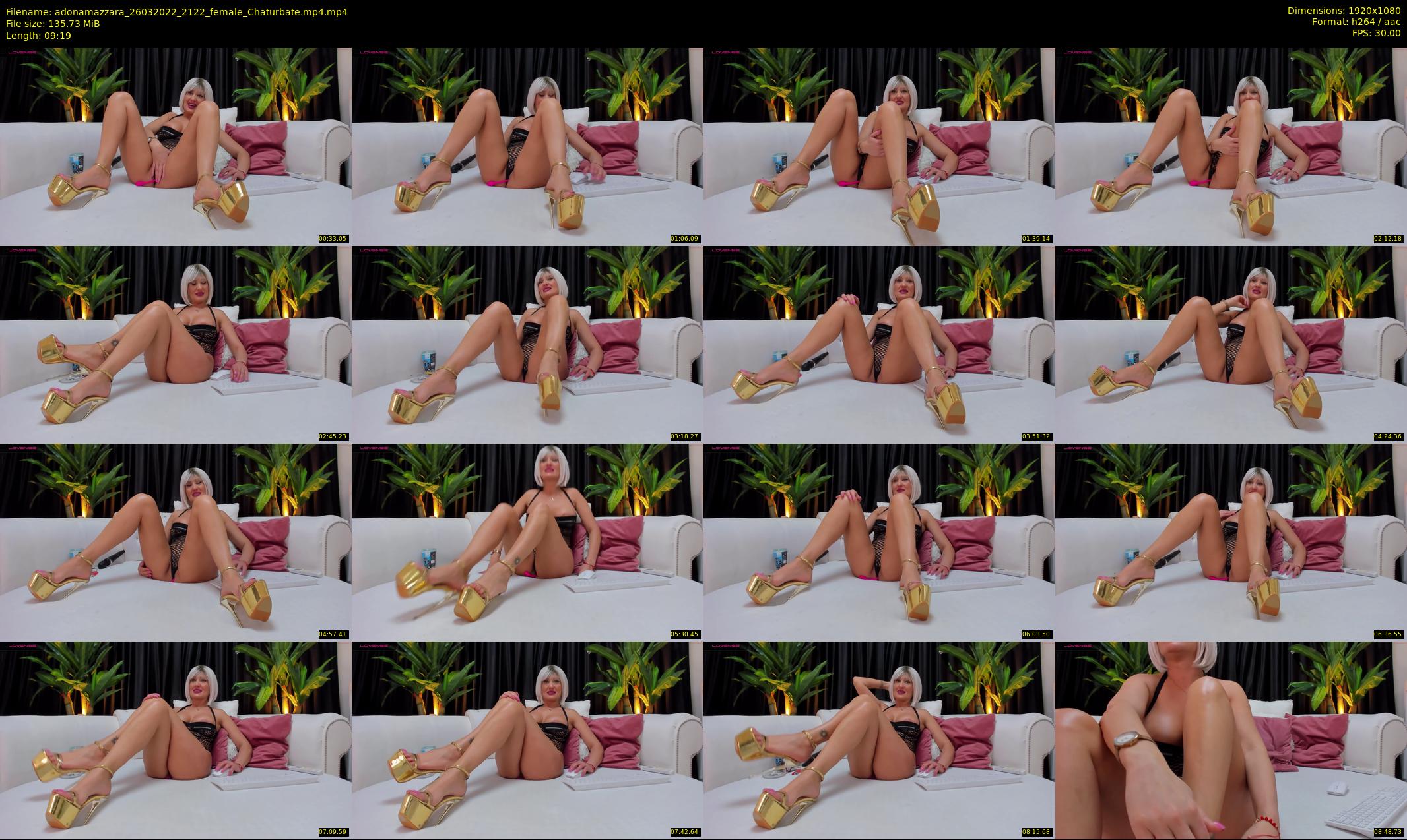 adonamazzara — 10 minute Chaturbate female cam show recording, 1080p, Mar 26, 2022