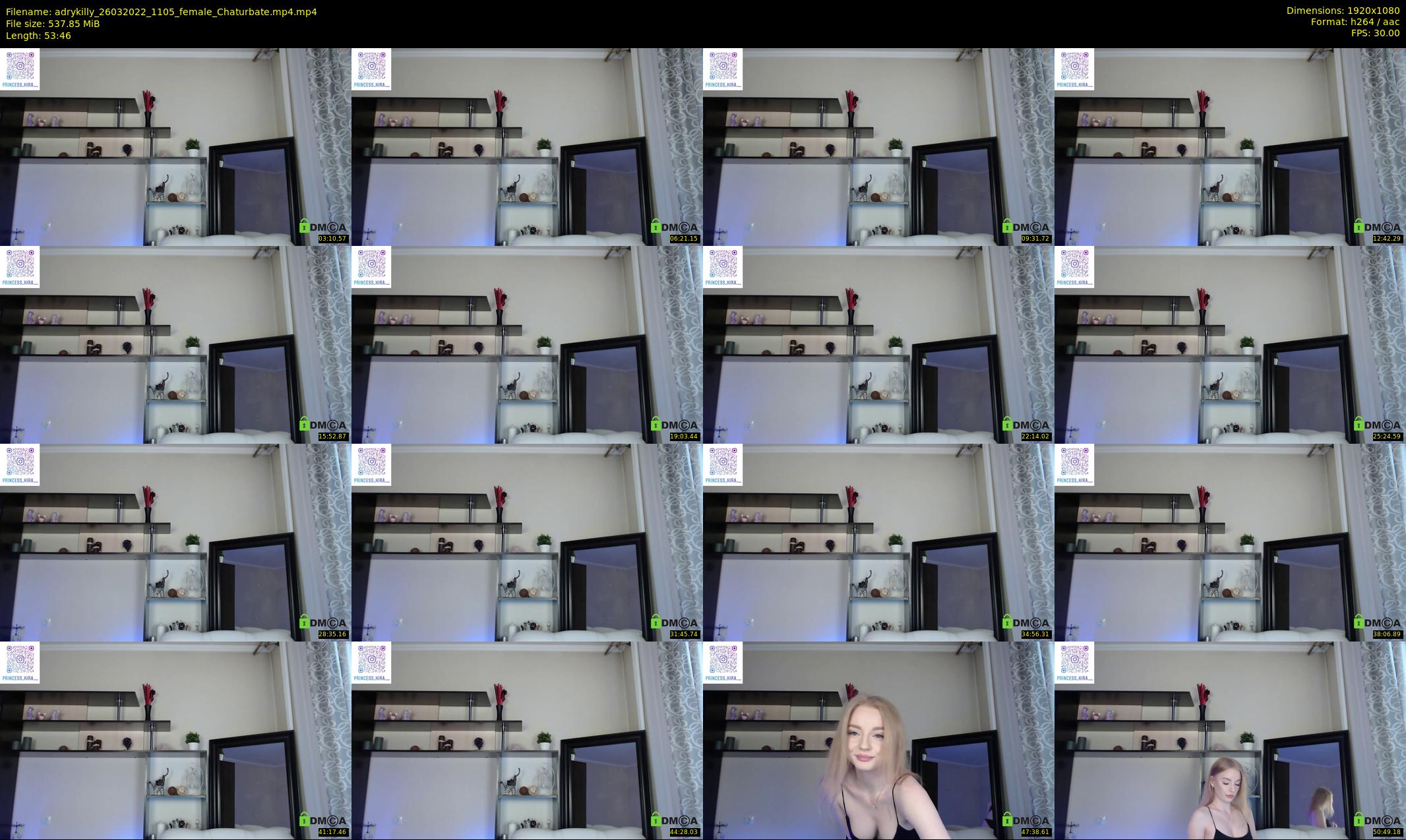 adrykilly — 54 minute Chaturbate female cam show recording, 1080p, Mar 26, 2022