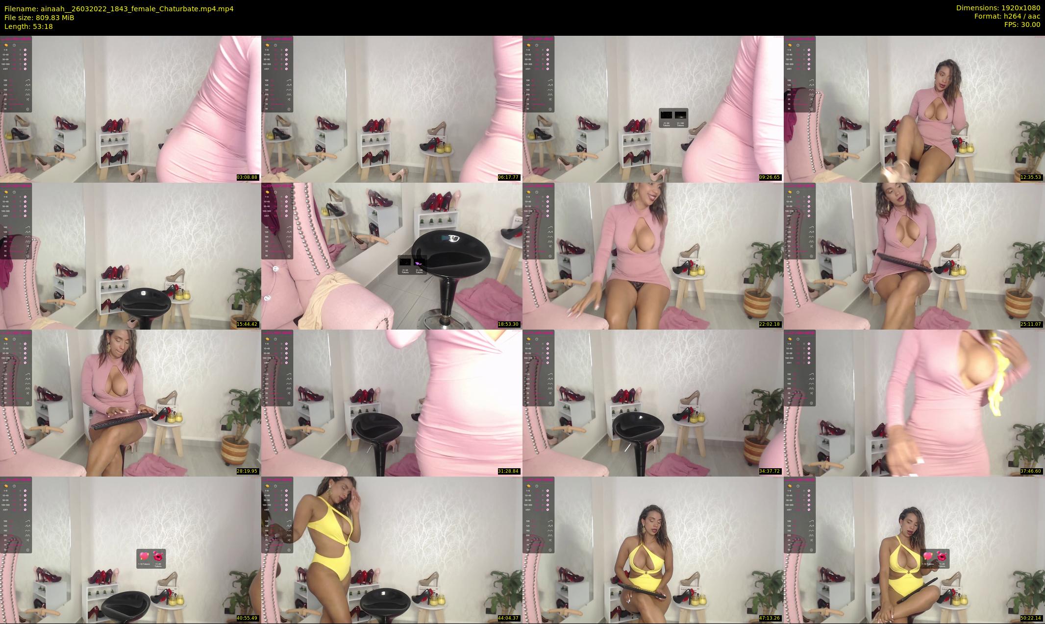 ainaah_ — 54 minute Chaturbate female cam show recording, 1080p, Mar 26, 2022