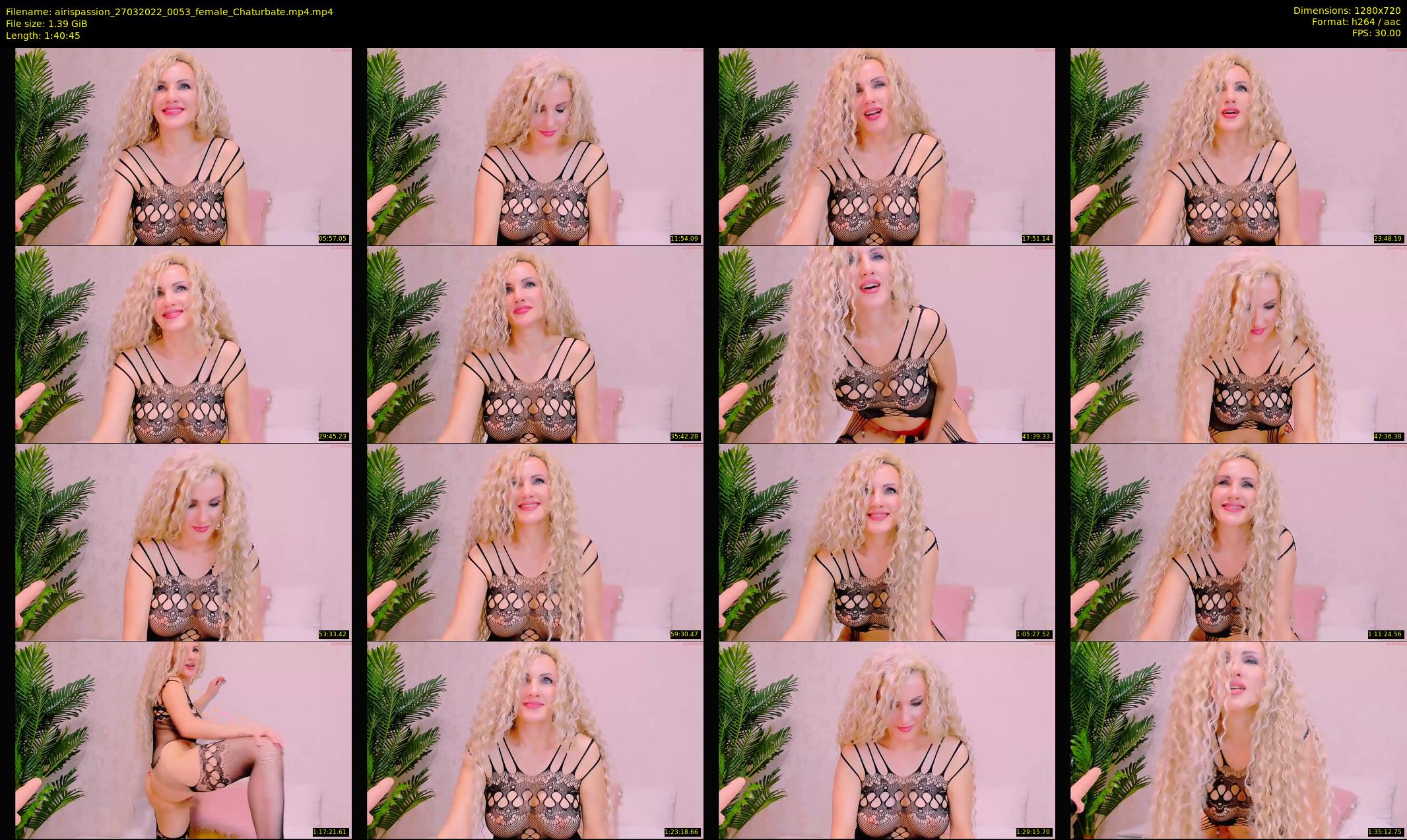 airispassion — 101 minute Chaturbate female cam show recording, 720p, Mar 27, 2022