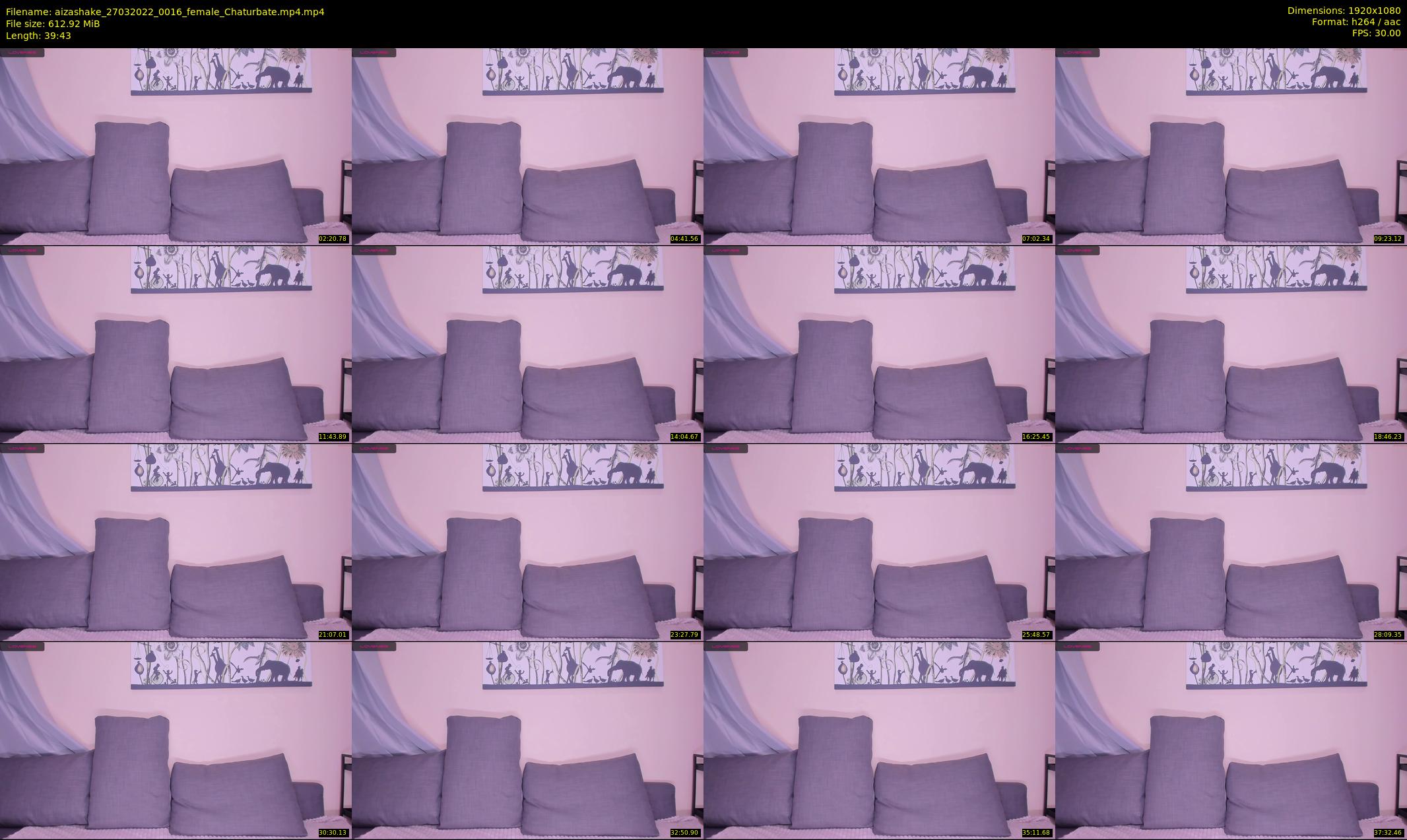 aizashake — 40 minute Chaturbate female cam show recording, 1080p, Mar 27, 2022