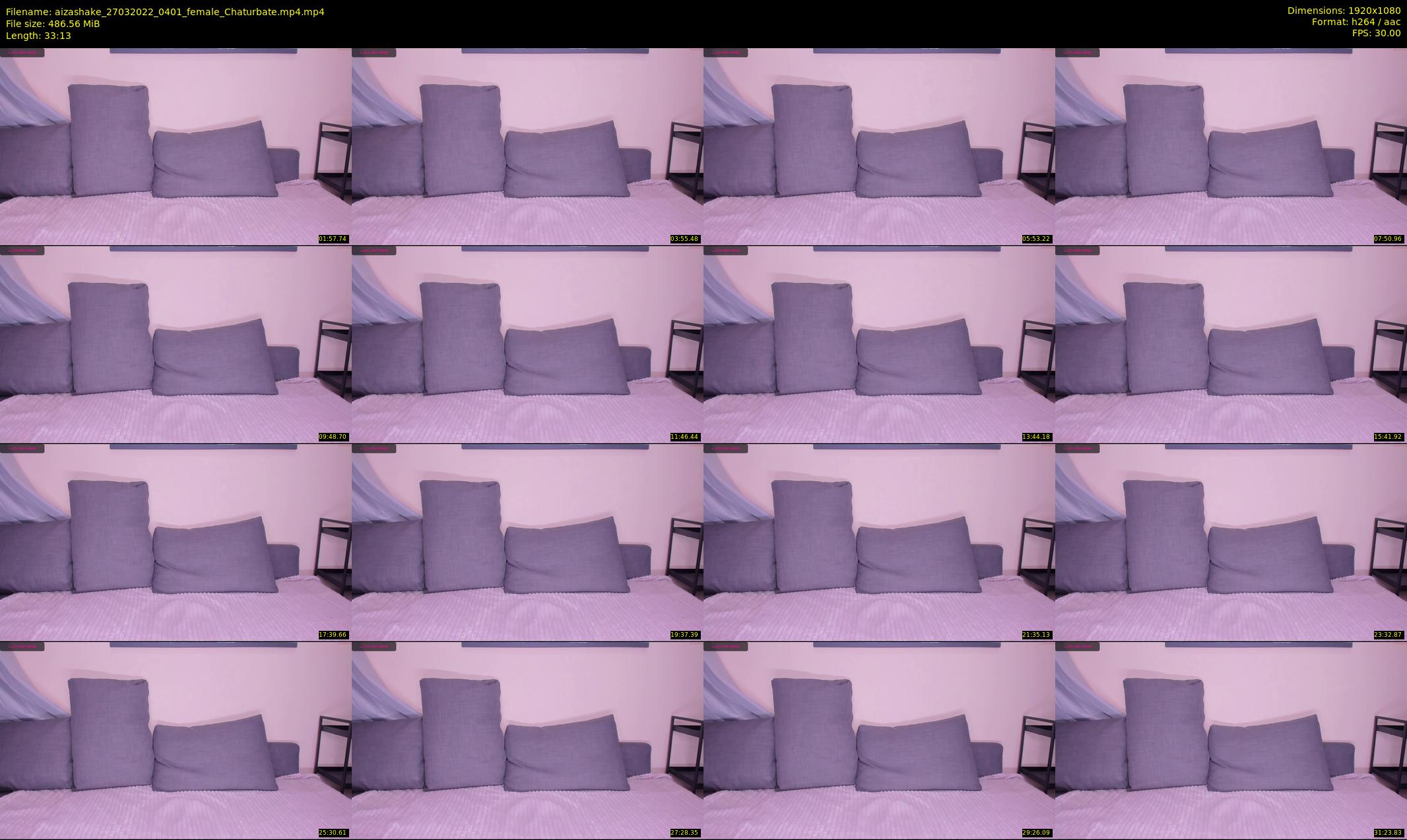 aizashake — 34 minute Chaturbate female cam show recording, 1080p, Mar 27, 2022