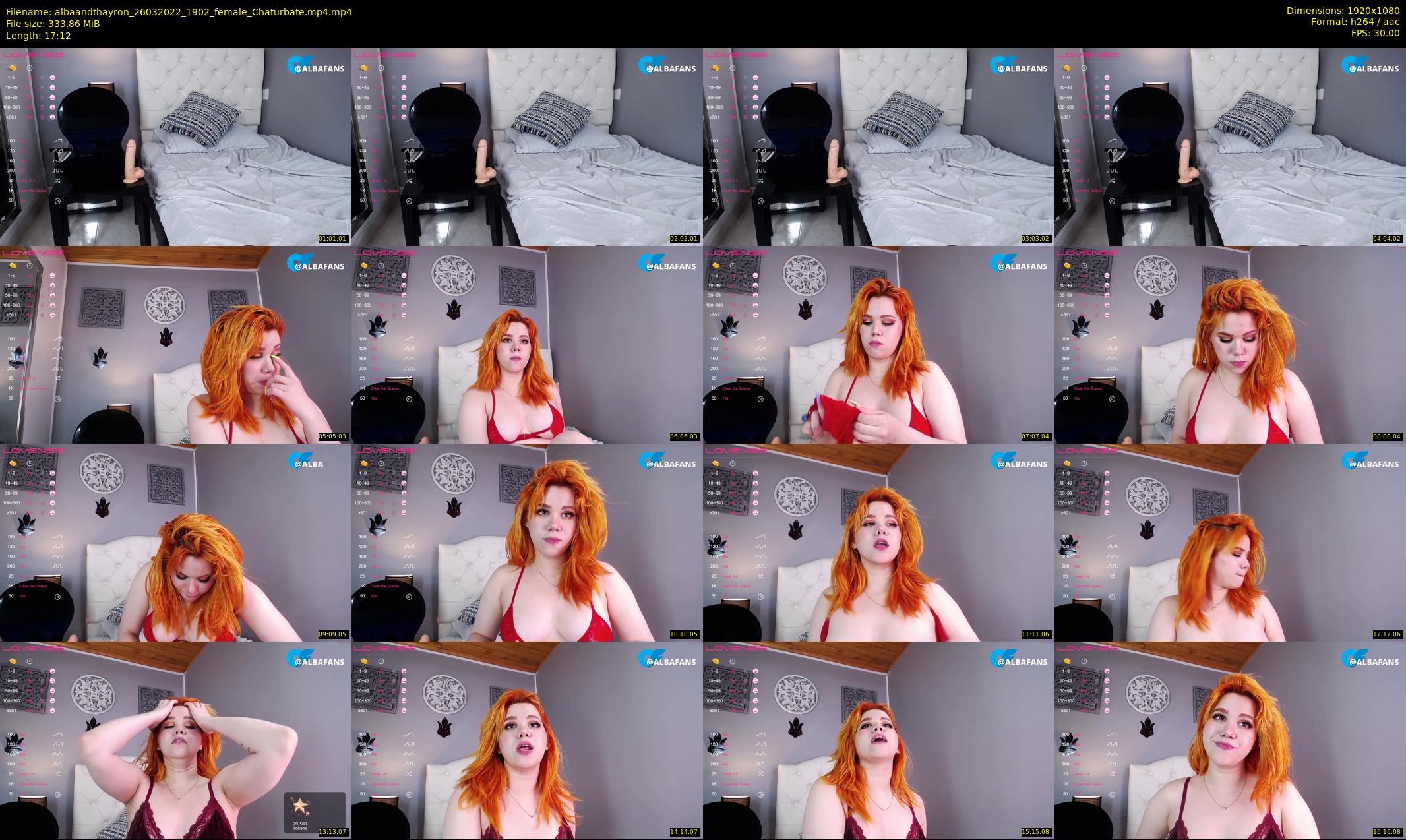albaandthayron — 18 minute Chaturbate couple cam show recording, 1080p, Mar 26, 2022
