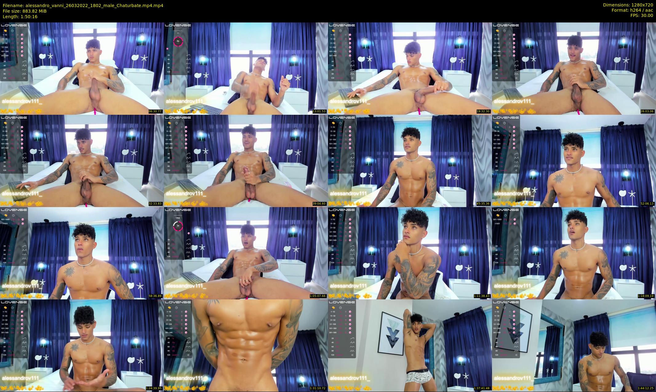 alessandro_vanni — 111 minute Chaturbate male cam show recording, 720p, Mar 26, 2022
