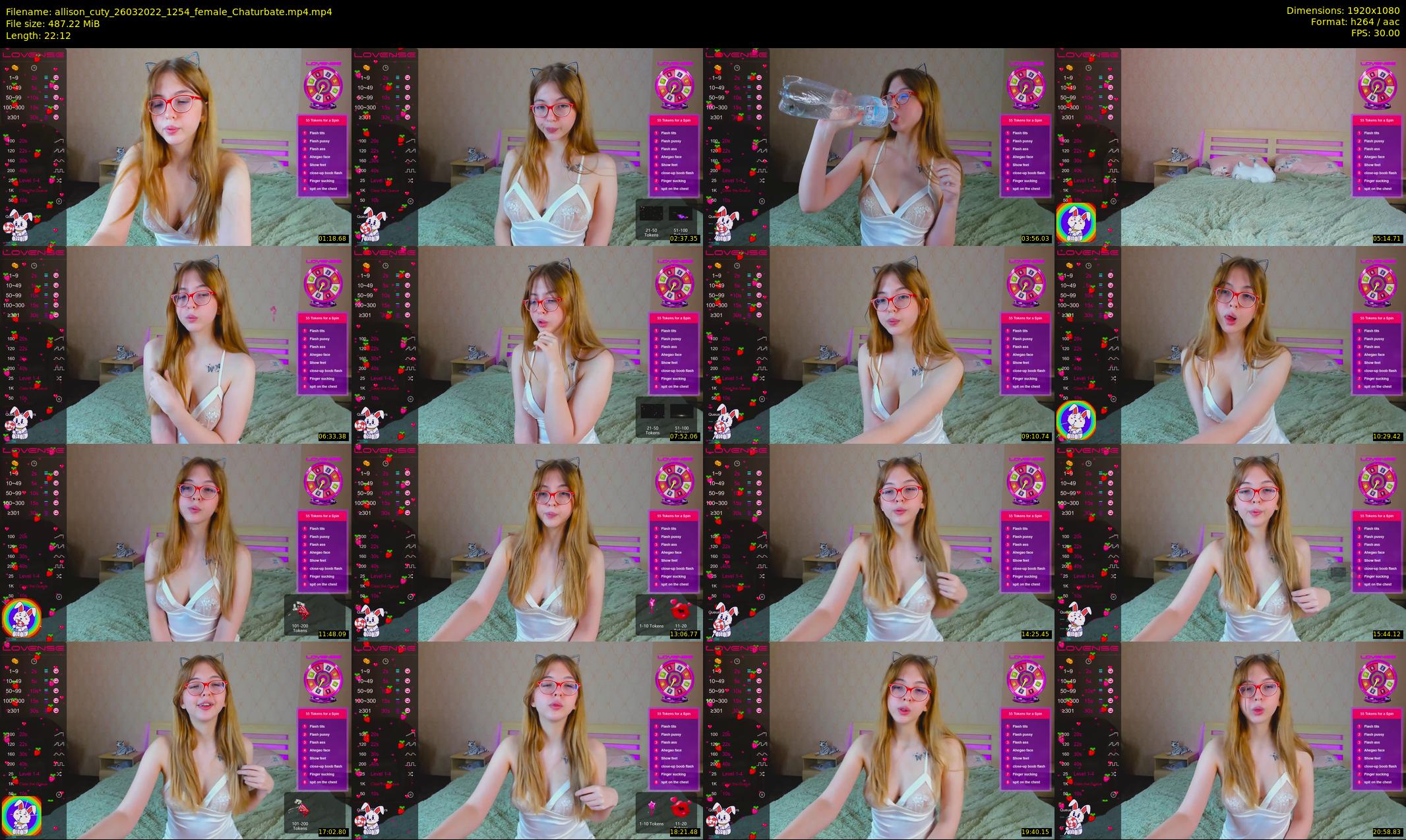 allison_cuty — 23 minute Chaturbate female cam show recording, 1080p, Mar 26, 2022
