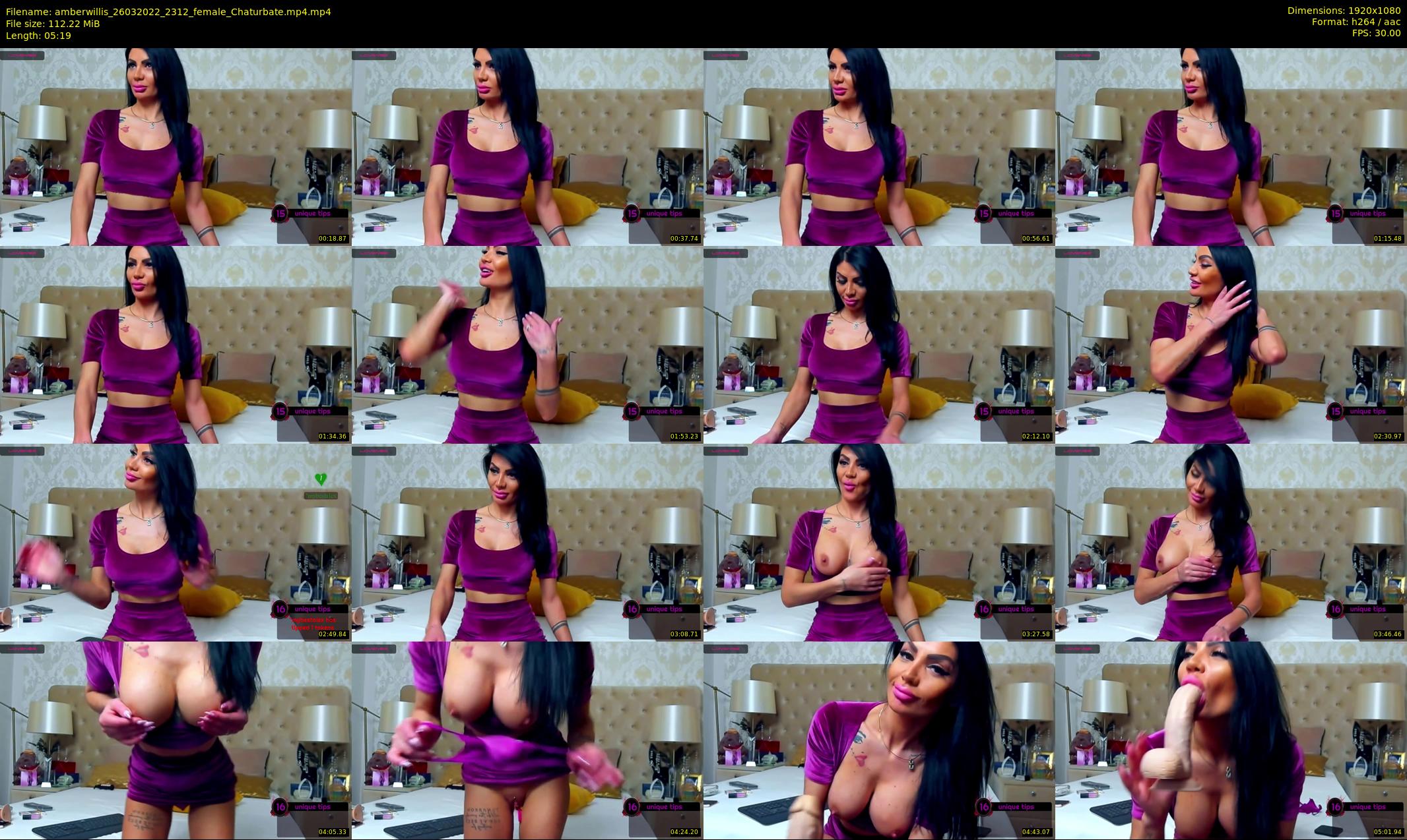 amberwillis — 6 minute Chaturbate female cam show recording, 1080p, Mar 26, 2022