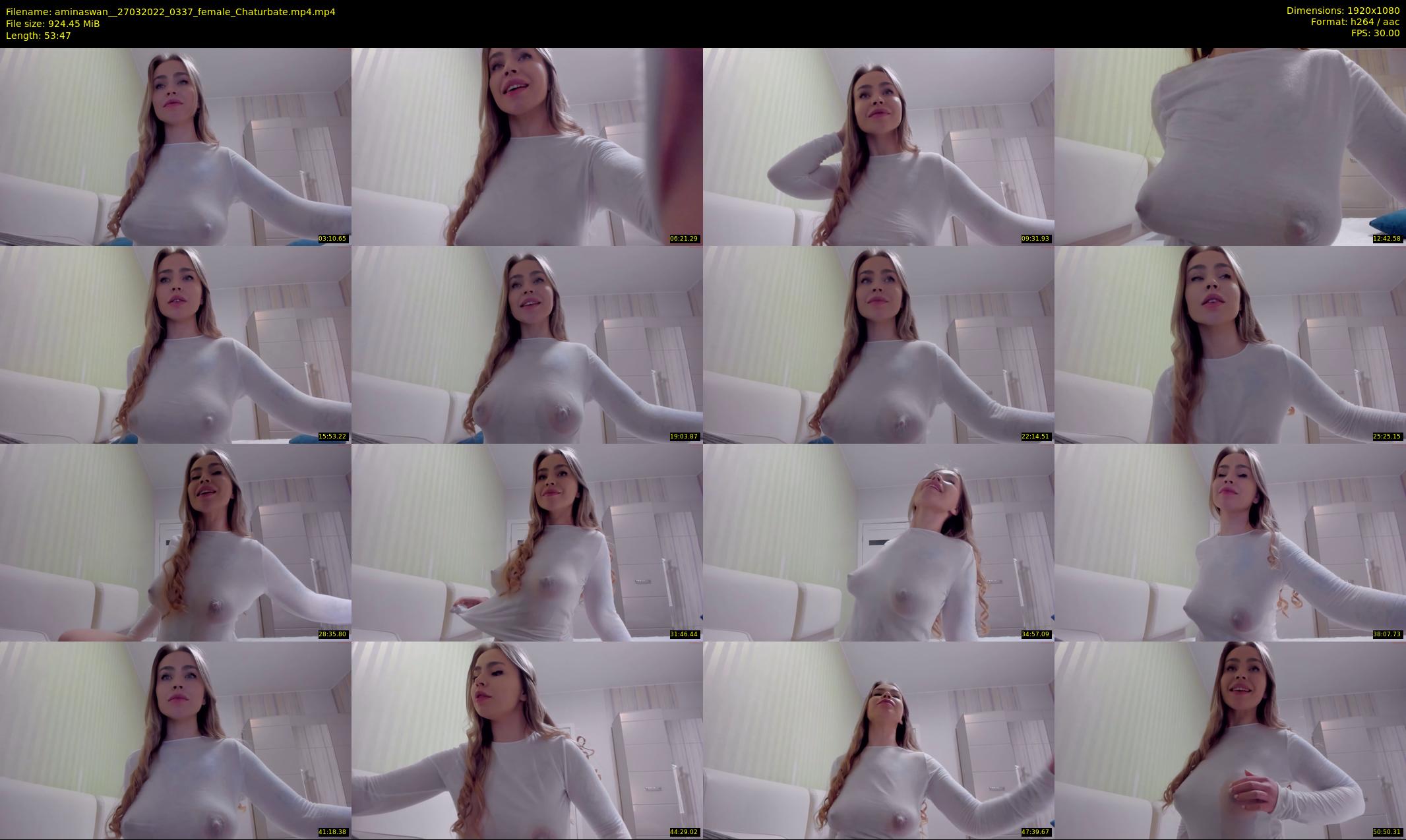aminaswan_ — 54 minute Chaturbate female cam show recording, 1080p, Mar 27, 2022