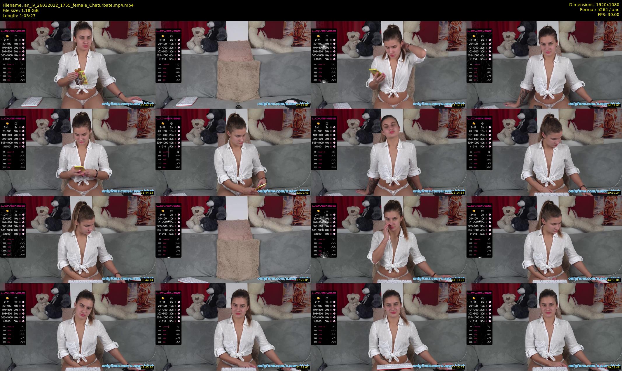 an_iv — 64 minute Chaturbate female cam show recording, 1080p, Mar 26, 2022