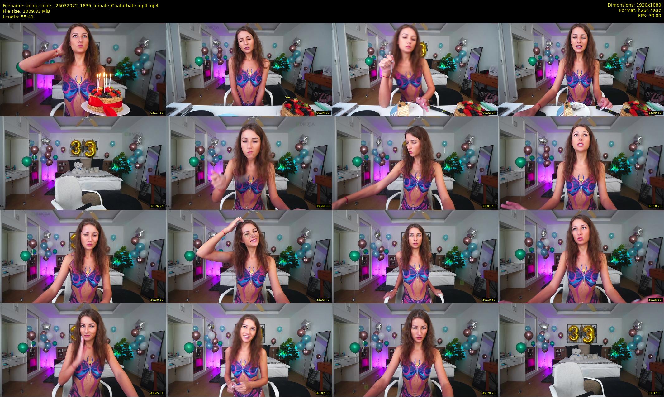 anna_shine_ — 56 minute Chaturbate female cam show recording, 1080p, Mar 26, 2022