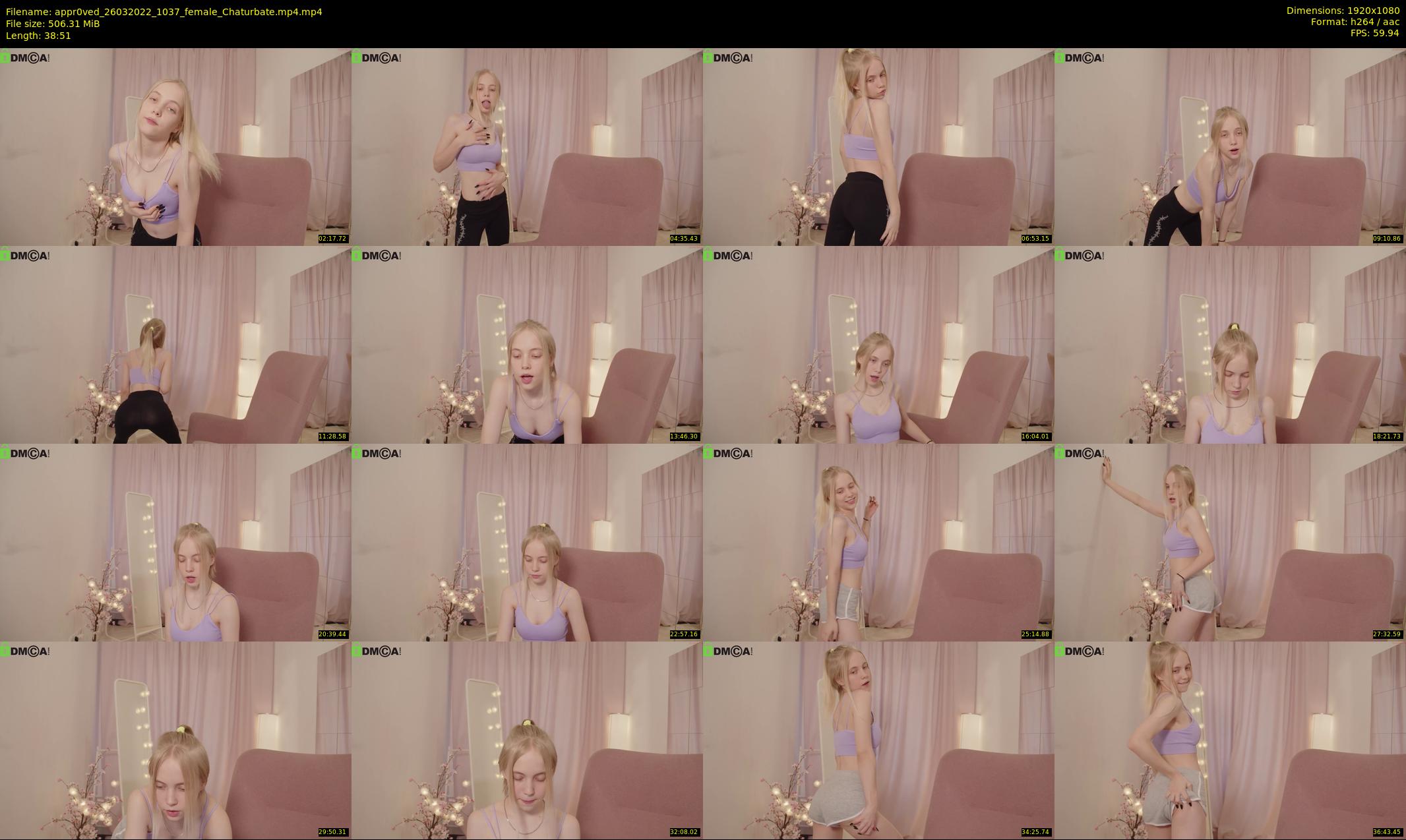 appr0ved — 39 minute Chaturbate female cam show recording, 1080p, Mar 26, 2022