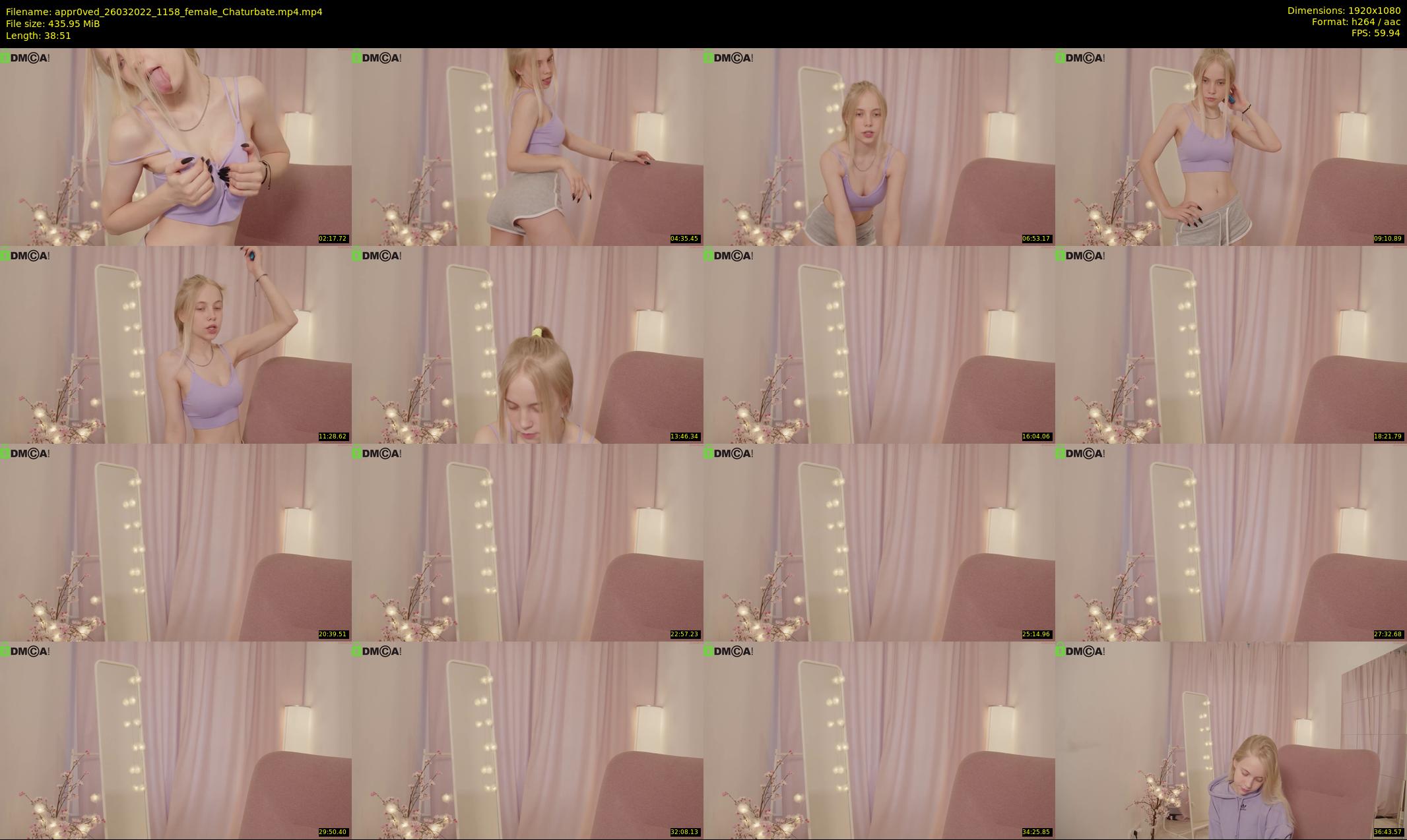 appr0ved — 39 minute Chaturbate female cam show recording, 1080p, Mar 26, 2022