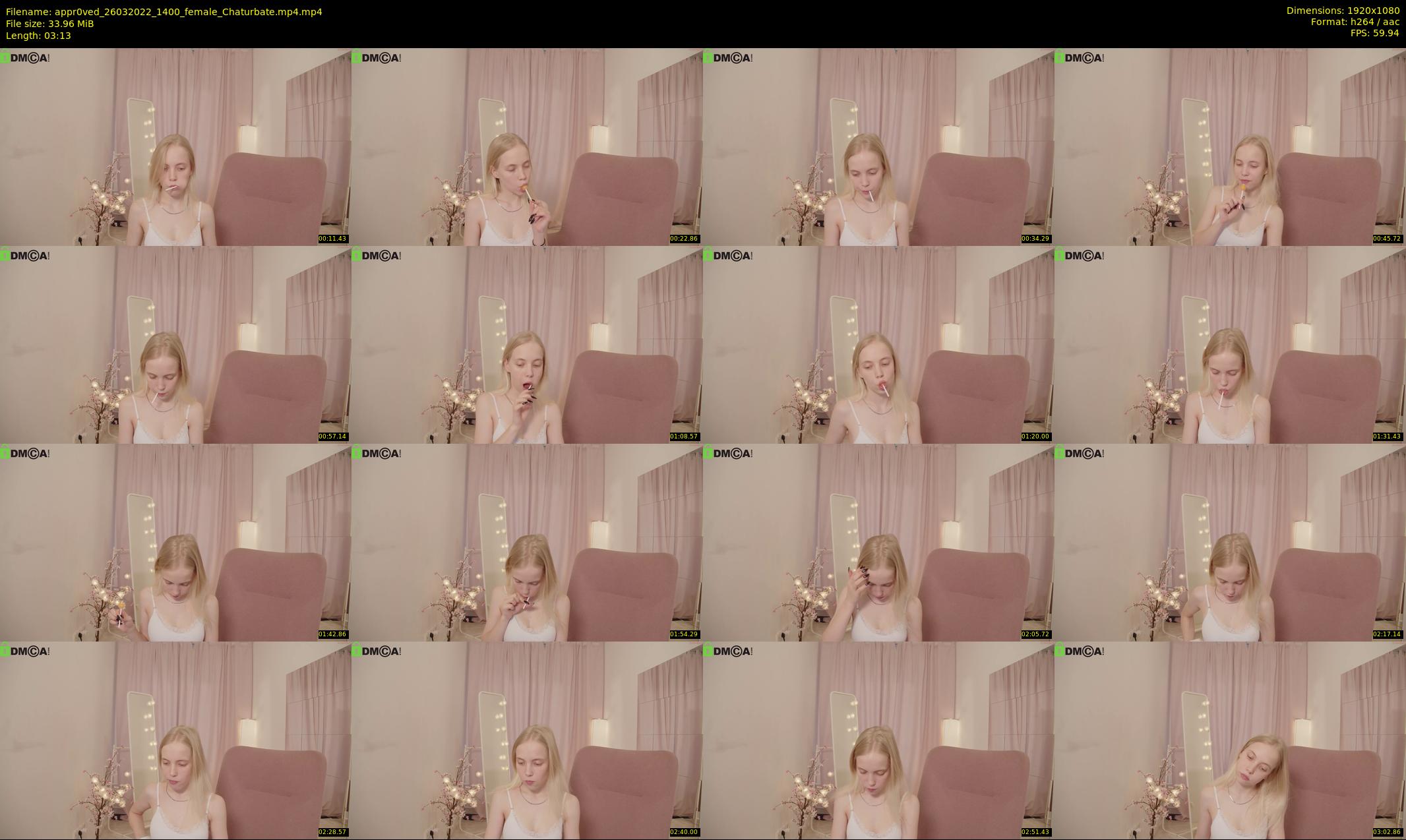appr0ved — 4 minute Chaturbate female cam show recording, 1080p, Mar 26, 2022