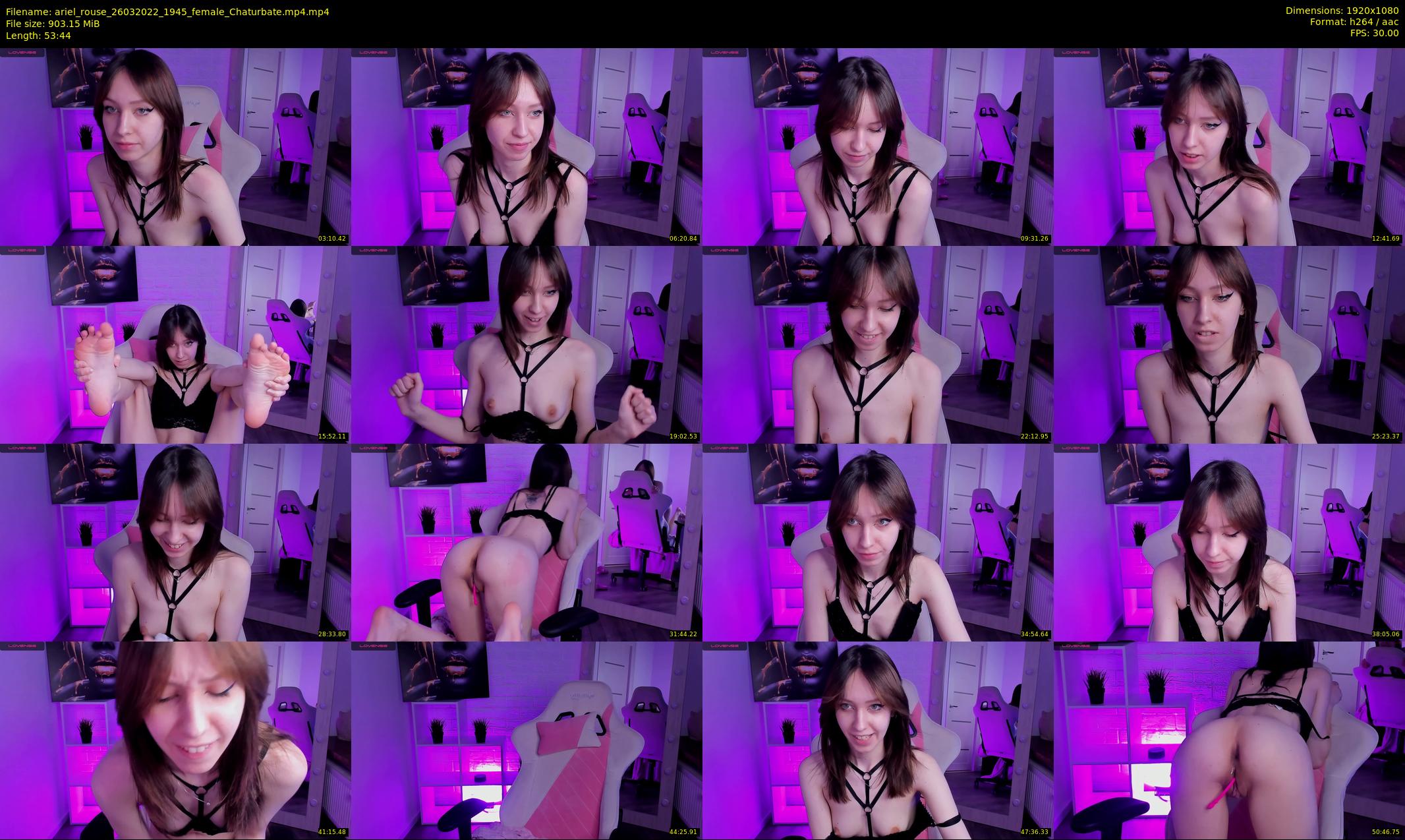 ariel_rouse — 54 minute Chaturbate female cam show recording, 1080p, Mar 26, 2022