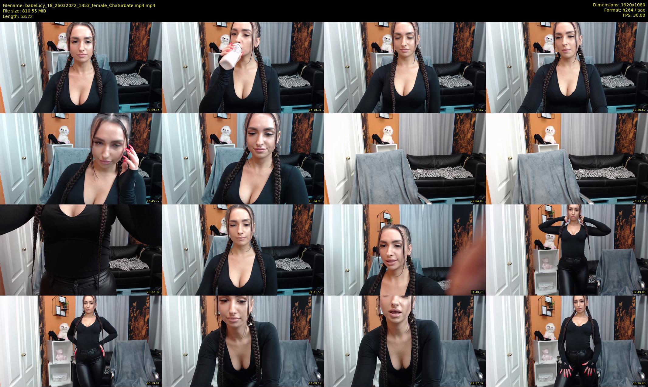 babelucy_18 — 54 minute Chaturbate female cam show recording, 1080p, Mar 26, 2022
