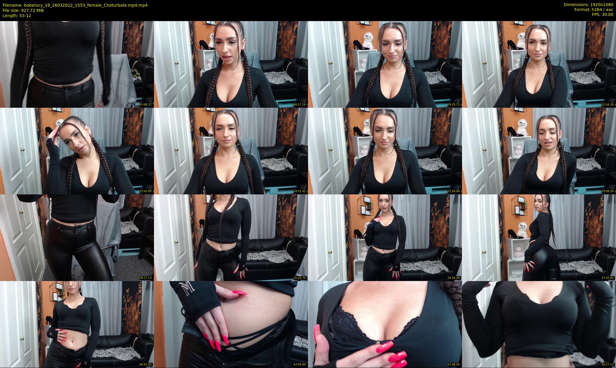 babelucy_18 — 54 minute Chaturbate female cam show recording, 1080p, Mar 26, 2022
