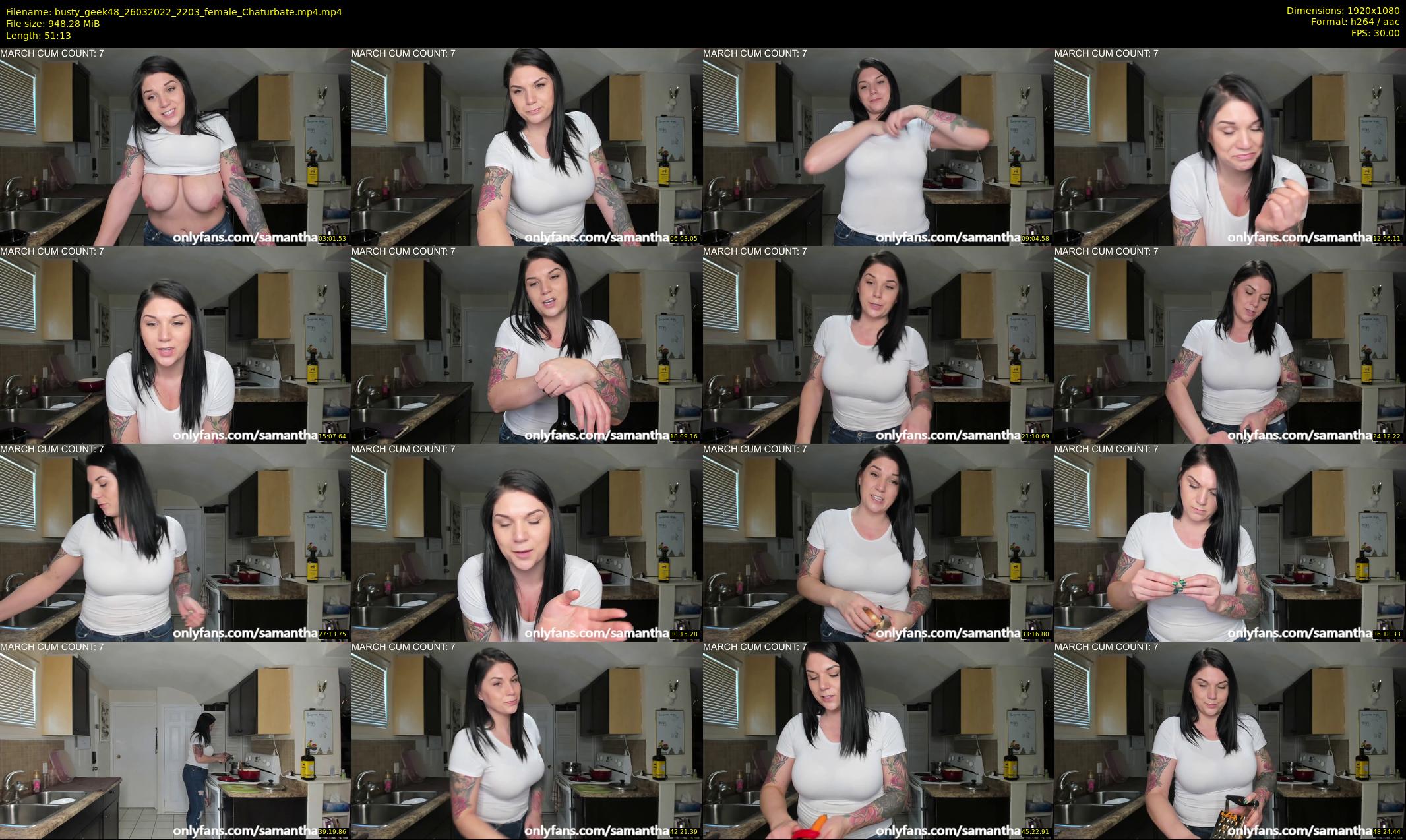 busty_geek48 — 52 minute Chaturbate female cam show recording, 1080p, Mar 26, 2022
