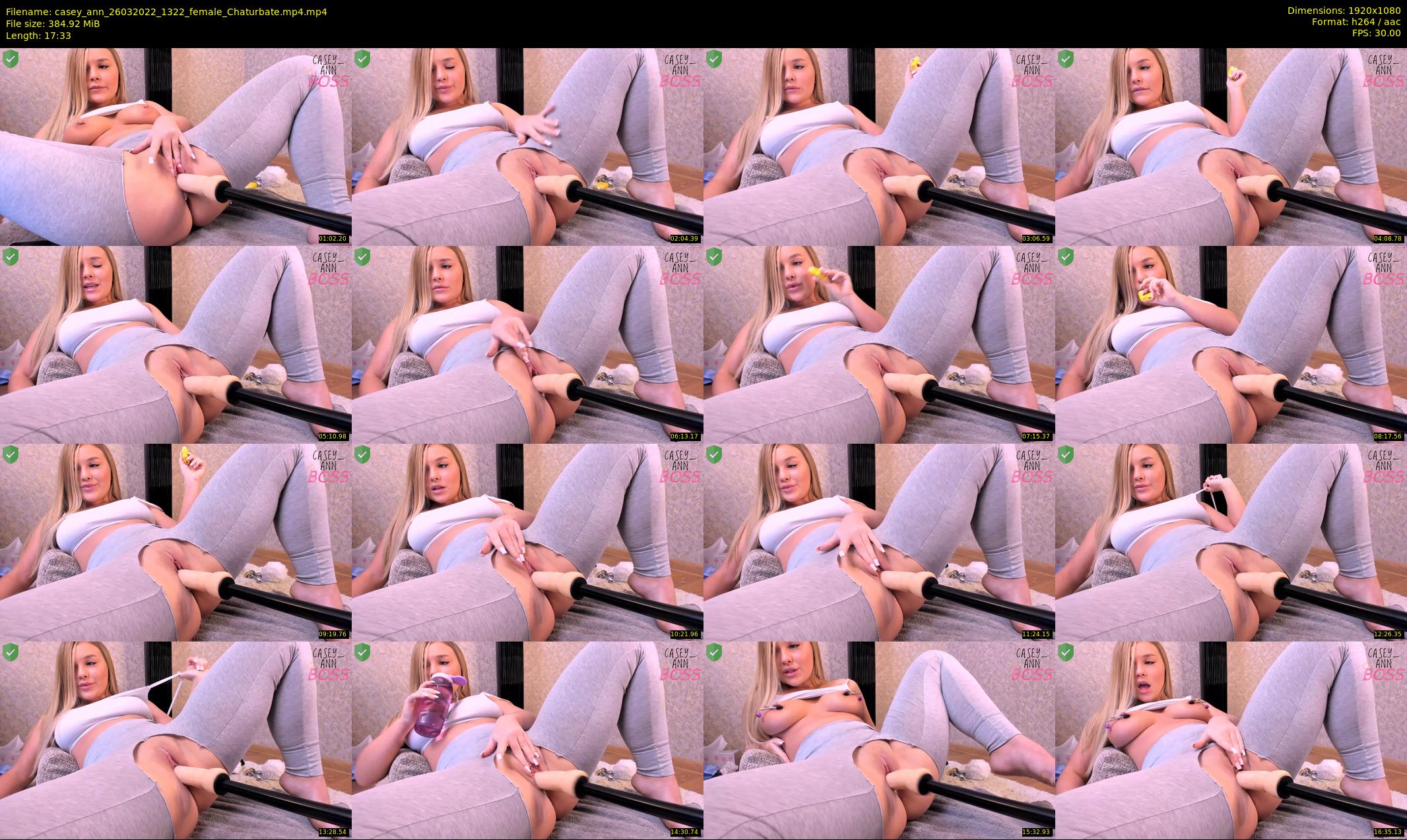 casey_ann — 18 minute Chaturbate female cam show recording, 1080p, Mar 26, 2022