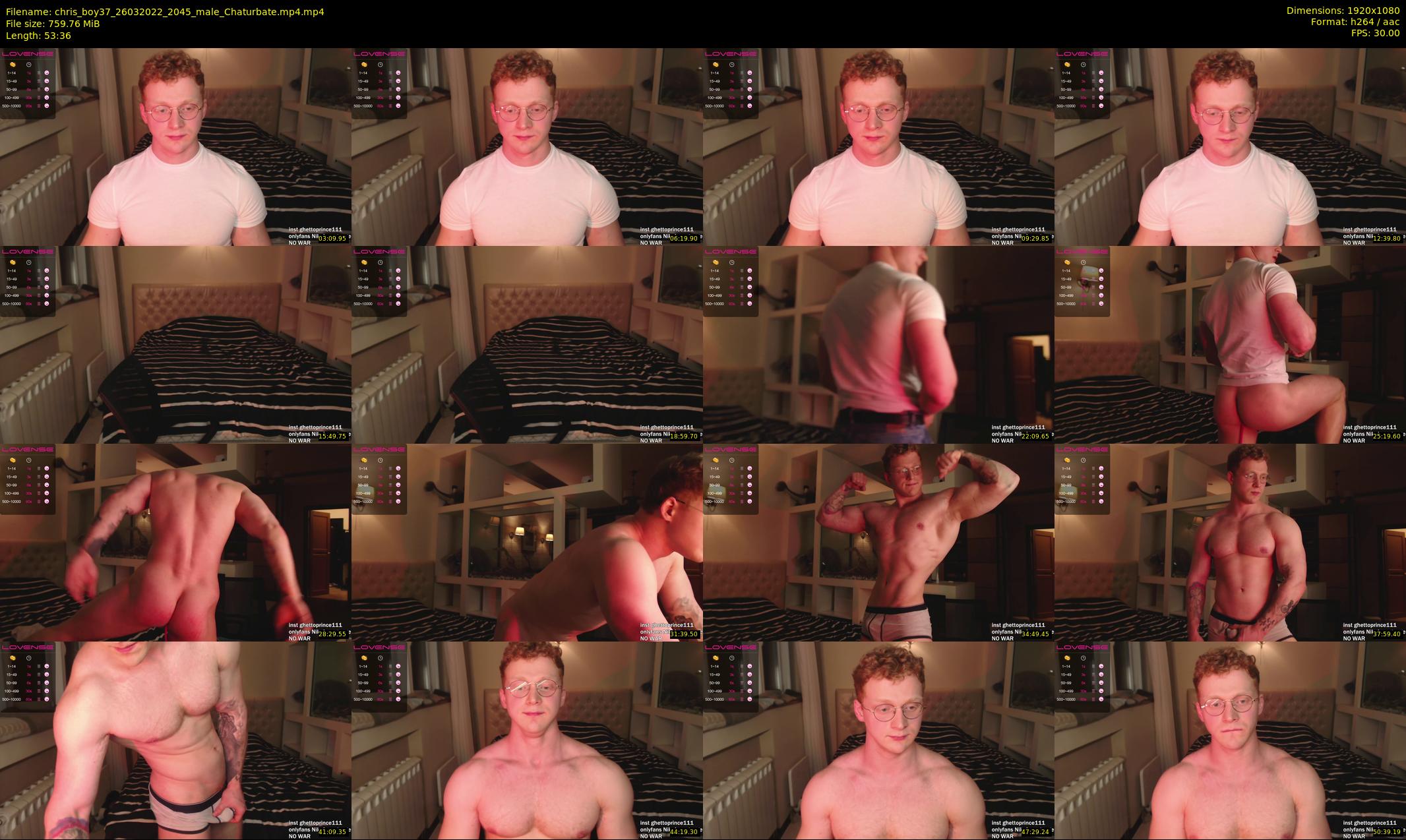 chris_boy37 — 54 minute Chaturbate male cam show recording, 1080p, Mar 26, 2022