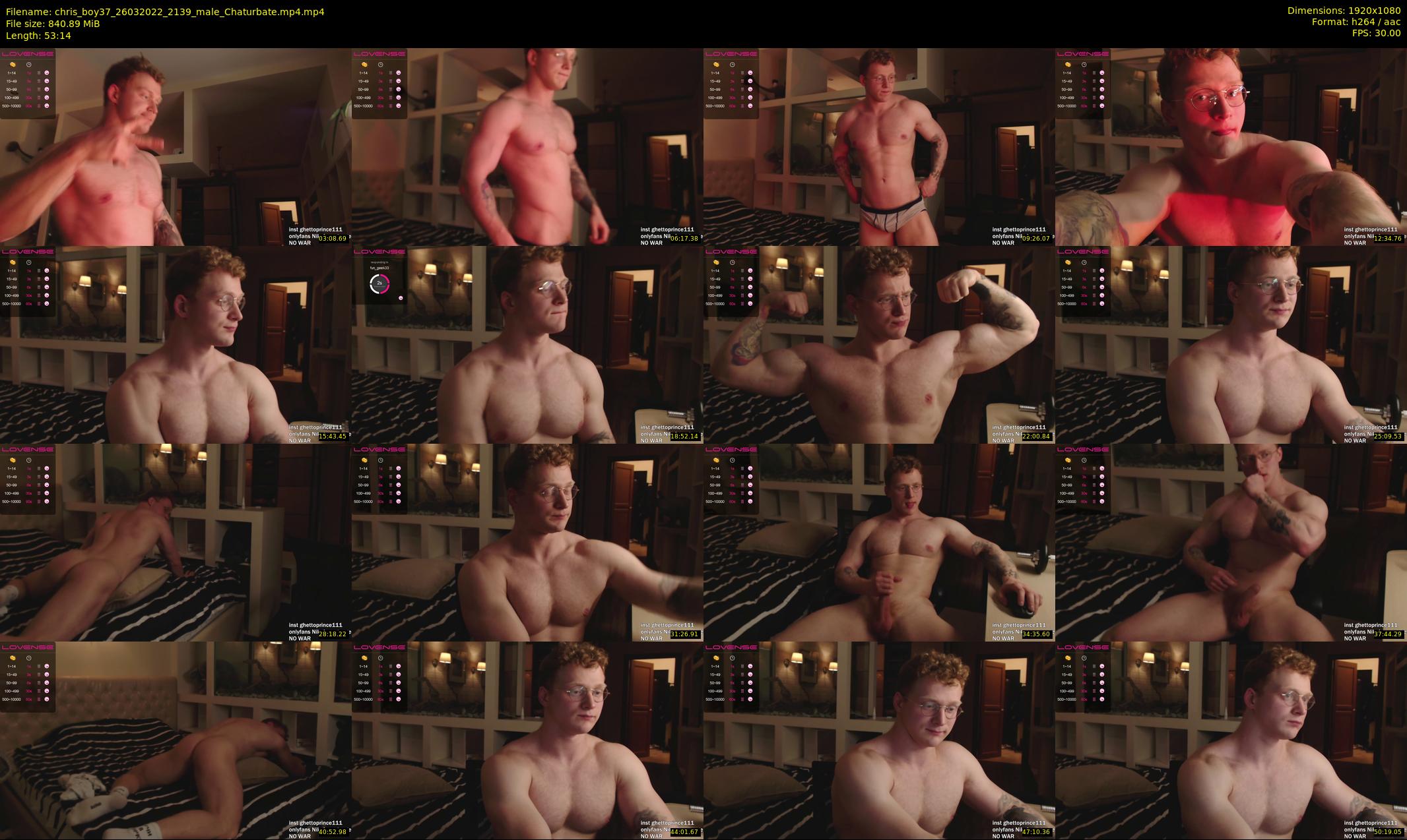 chris_boy37 — 54 minute Chaturbate male cam show recording, 1080p, Mar 26, 2022