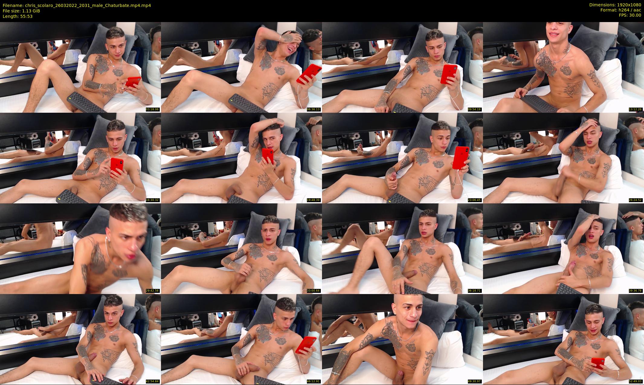 chris_scolaro — 56 minute Chaturbate male cam show recording, 1080p, Mar 26, 2022