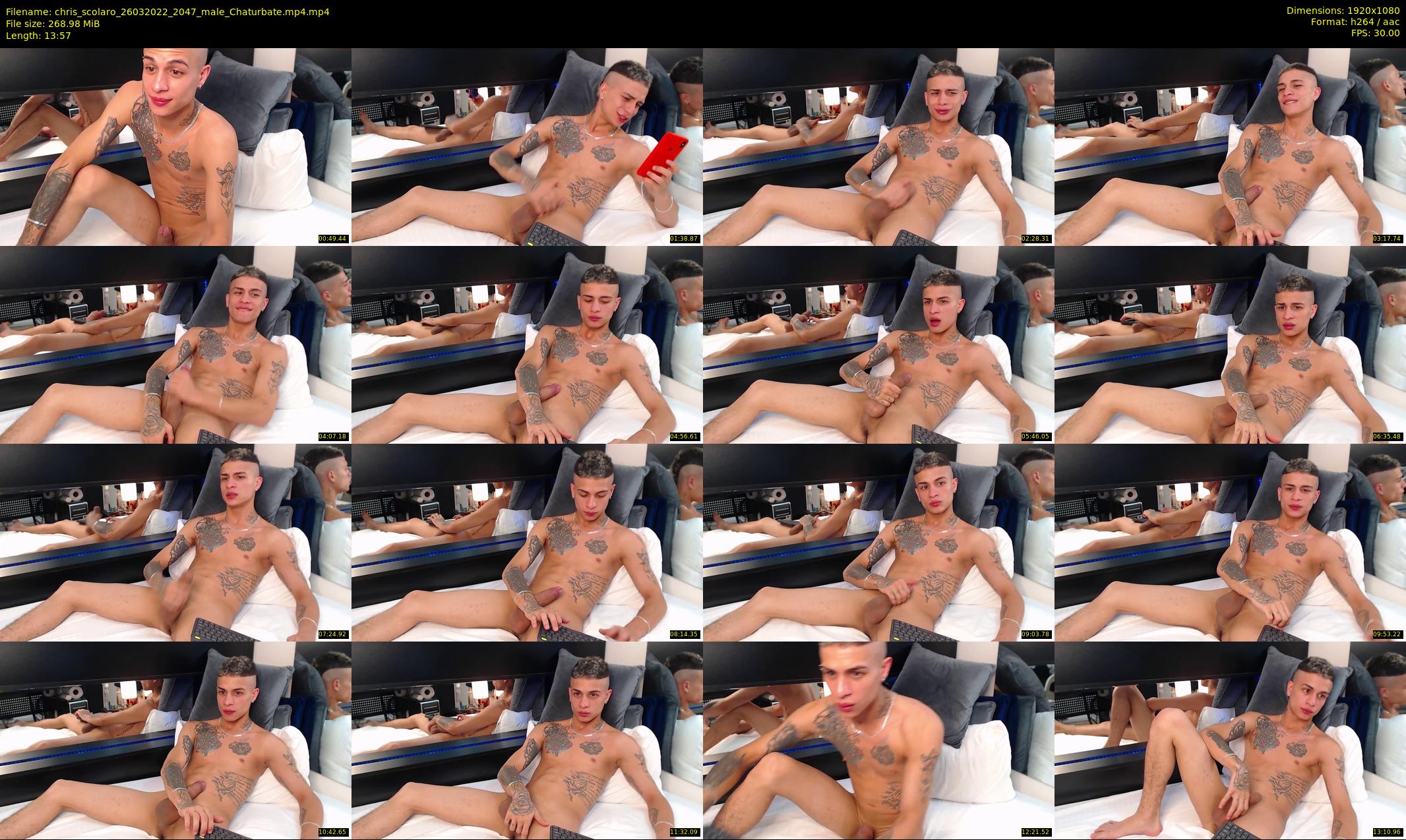 chris_scolaro — 14 minute Chaturbate male cam show recording, 1080p, Mar 26, 2022