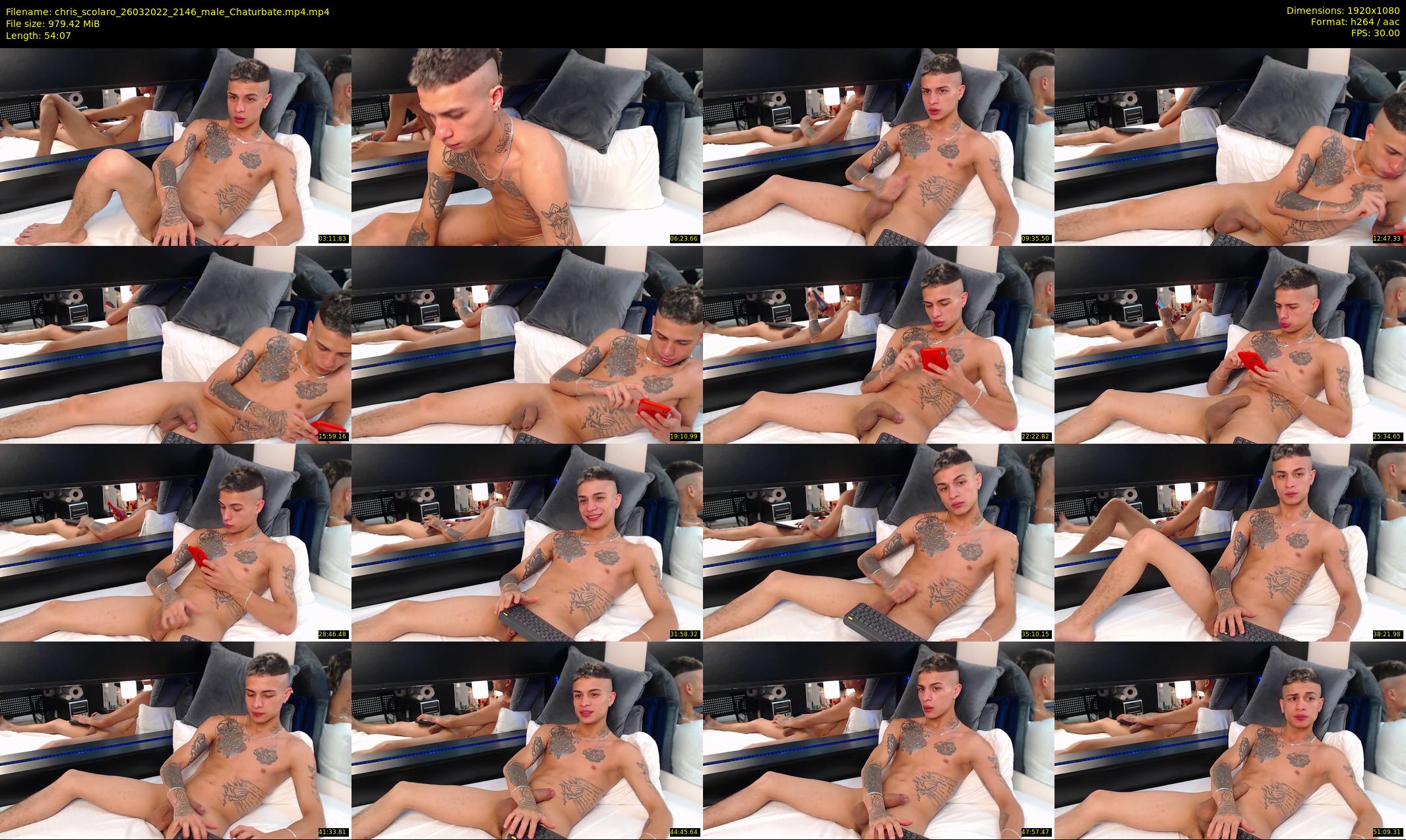 chris_scolaro — 55 minute Chaturbate male cam show recording, 1080p, Mar 26, 2022