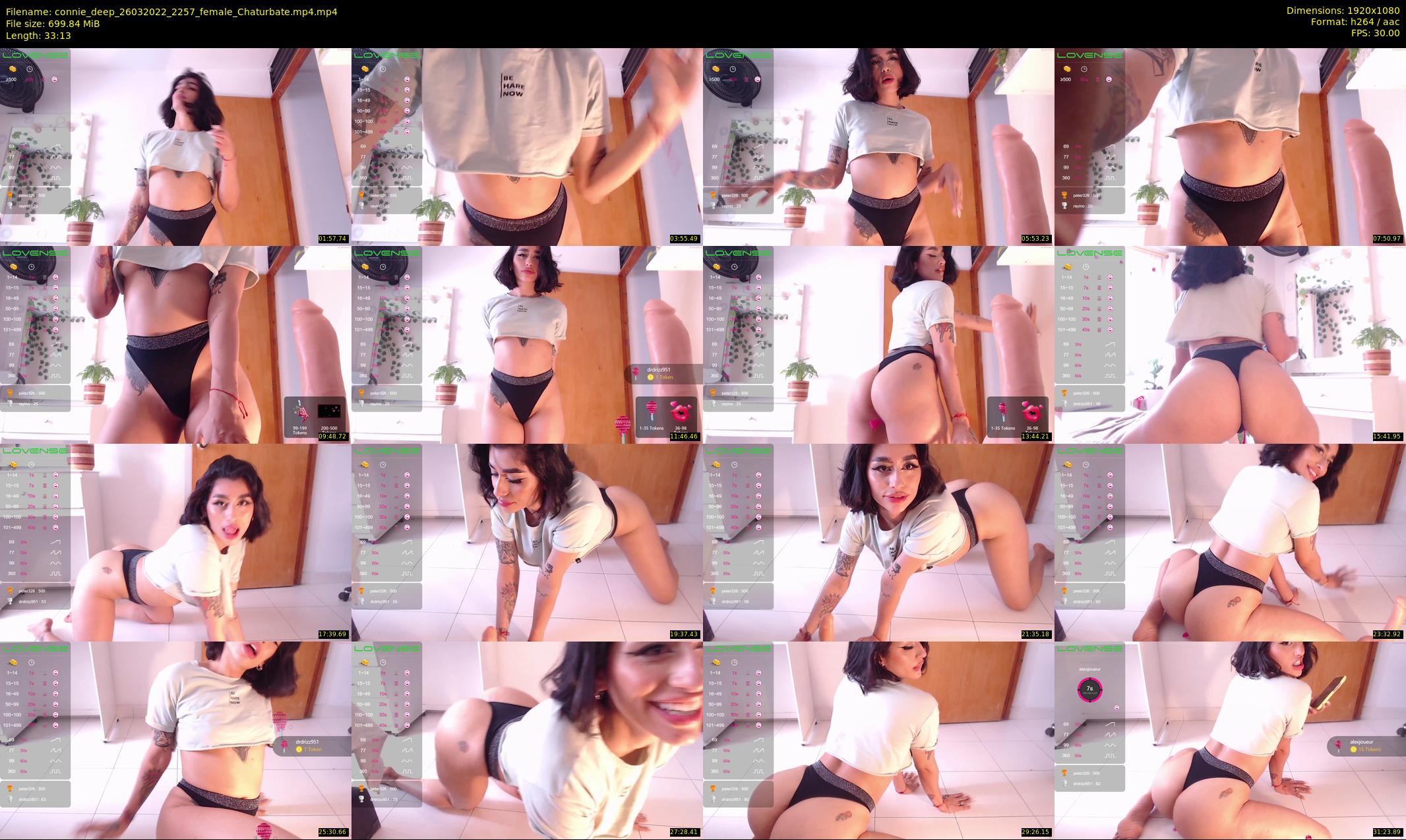 connie_deep — 34 minute Chaturbate female cam show recording, 1080p, Mar 26, 2022