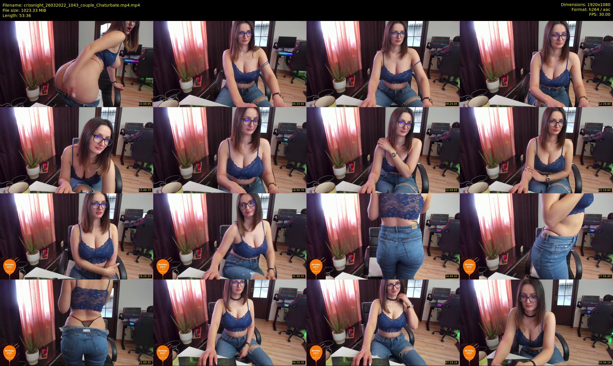 crissnight — 54 minute Chaturbate female cam show recording, 1080p, Mar 26, 2022