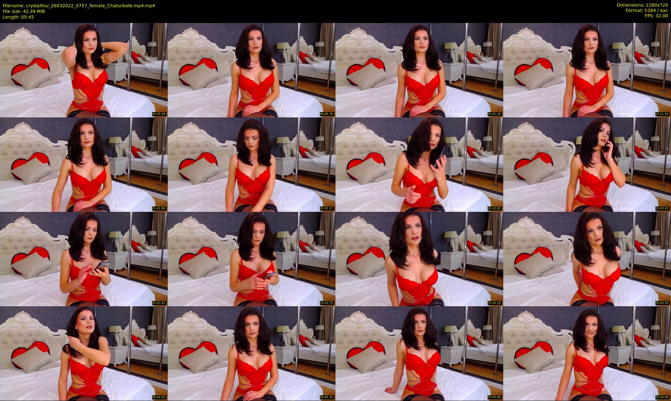 crystallluv — 6 minute Chaturbate female cam show recording, 720p, Mar 26, 2022