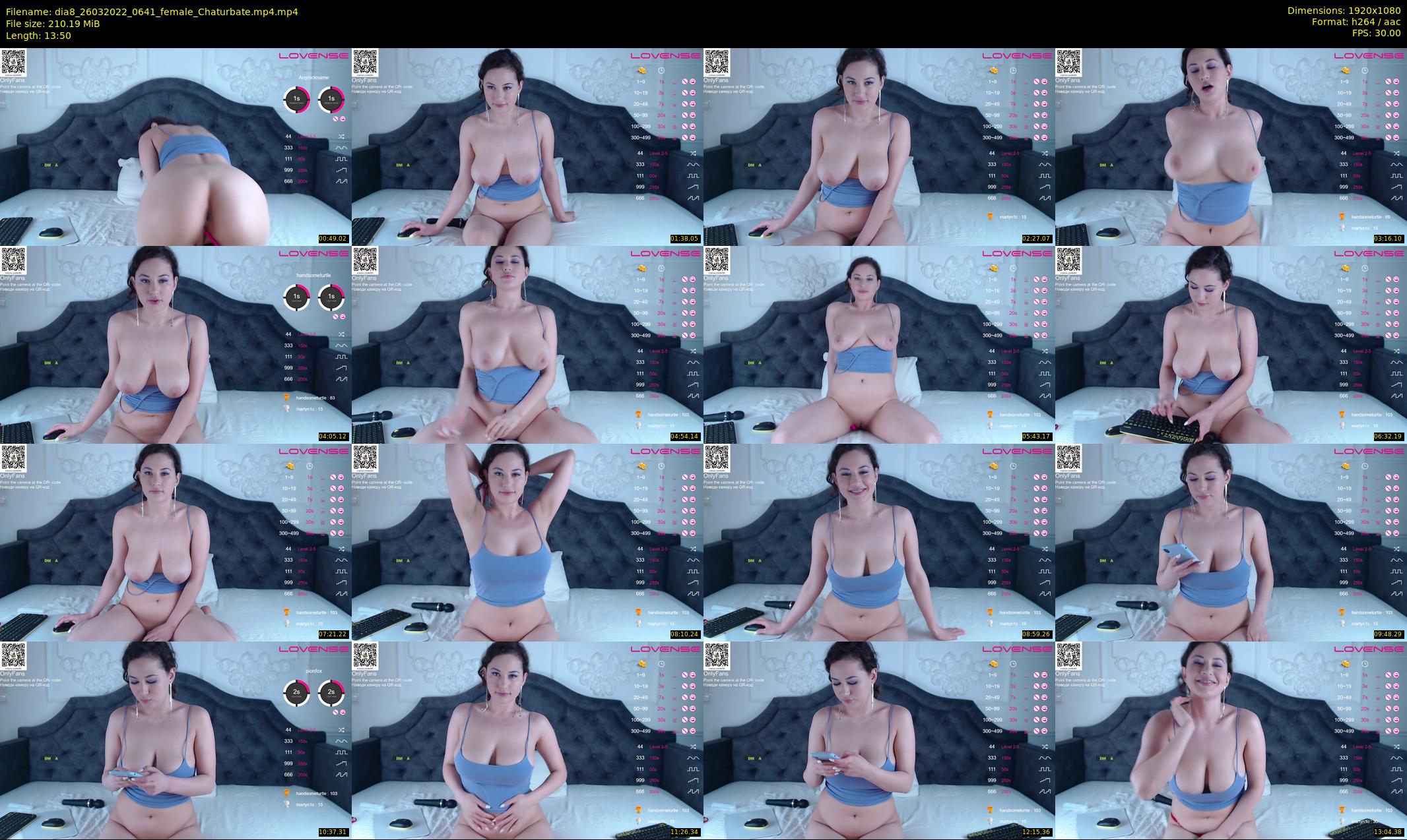 dia8 — 14 minute Chaturbate female cam show recording, 1080p, Mar 26, 2022
