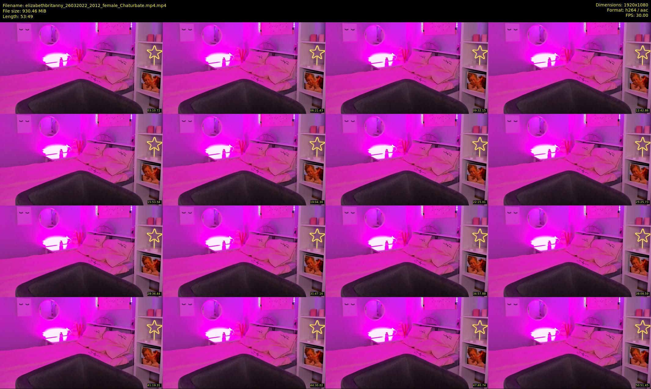 elizabethbritanny — 54 minute Chaturbate female cam show recording, 1080p, Mar 26, 2022
