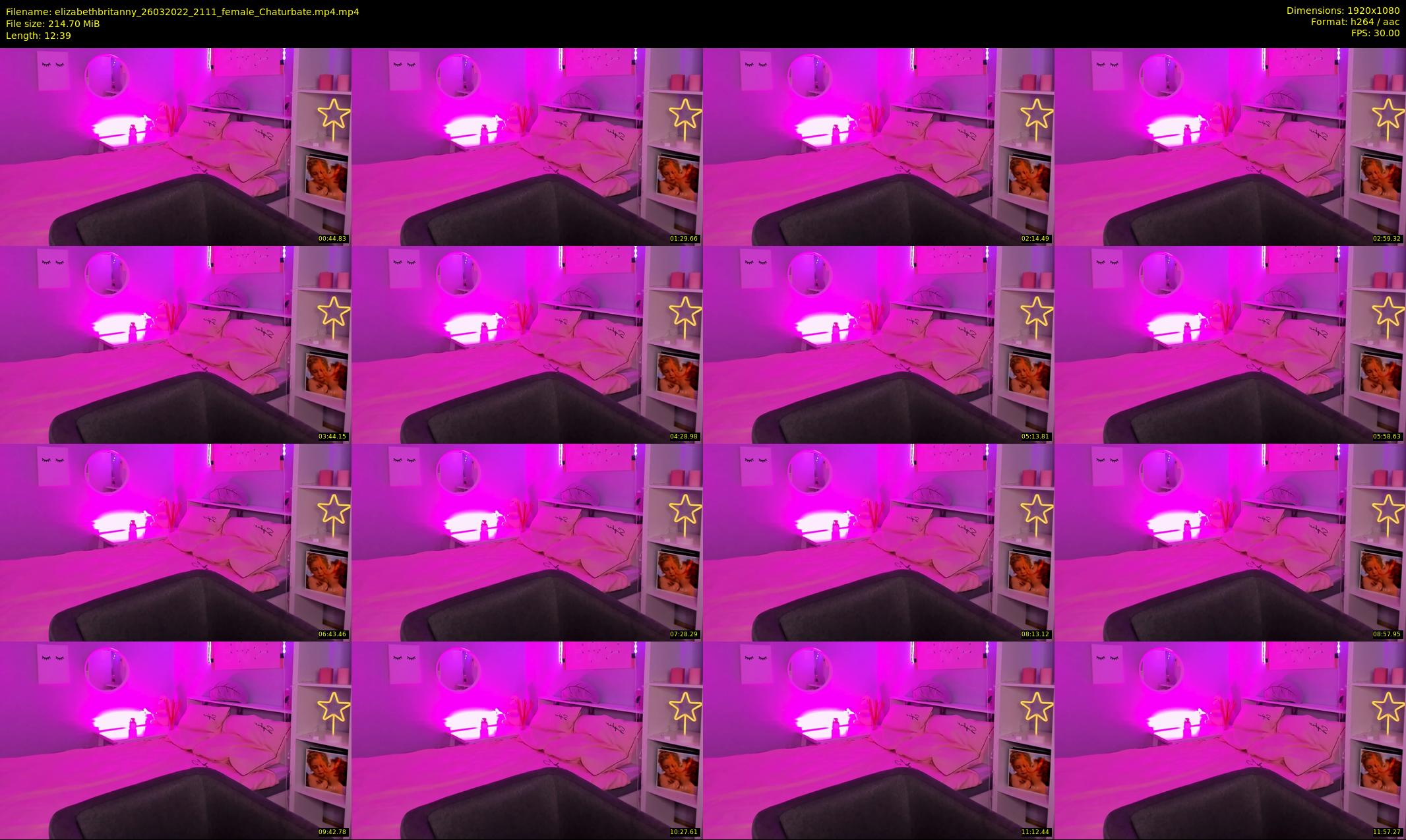 elizabethbritanny — 13 minute Chaturbate female cam show recording, 1080p, Mar 26, 2022