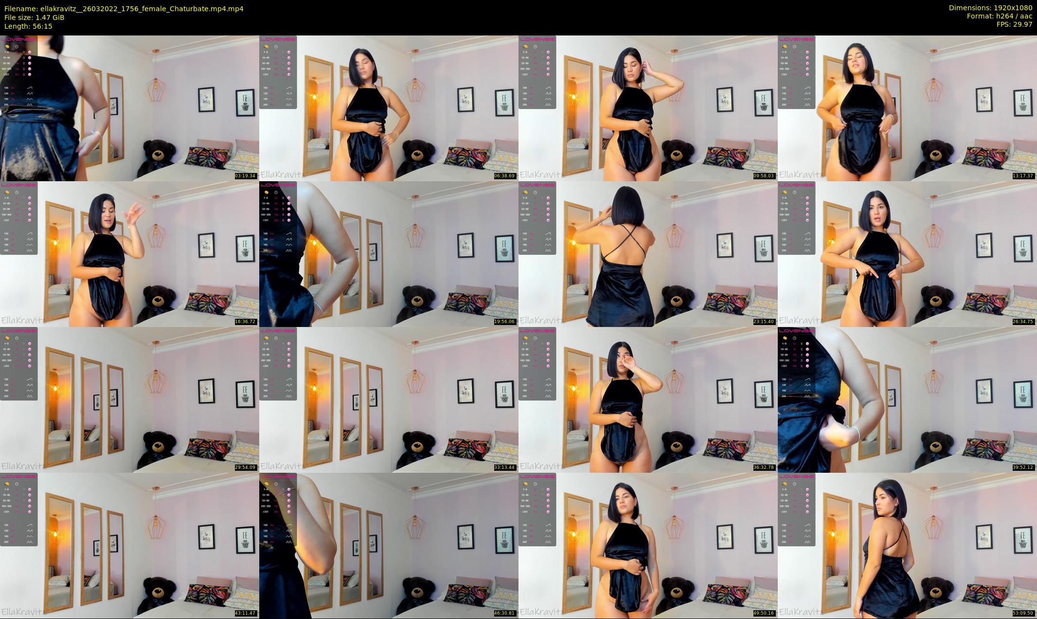 ellakravitz_ — 57 minute Chaturbate female cam show recording, 1080p, Mar 26, 2022