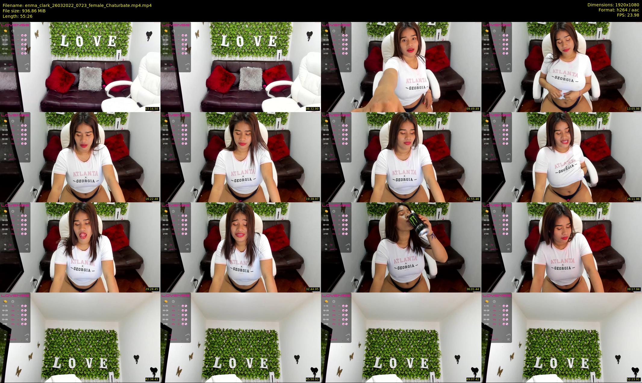 enma_clark — 56 minute Chaturbate female cam show recording, 1080p, Mar 26, 2022
