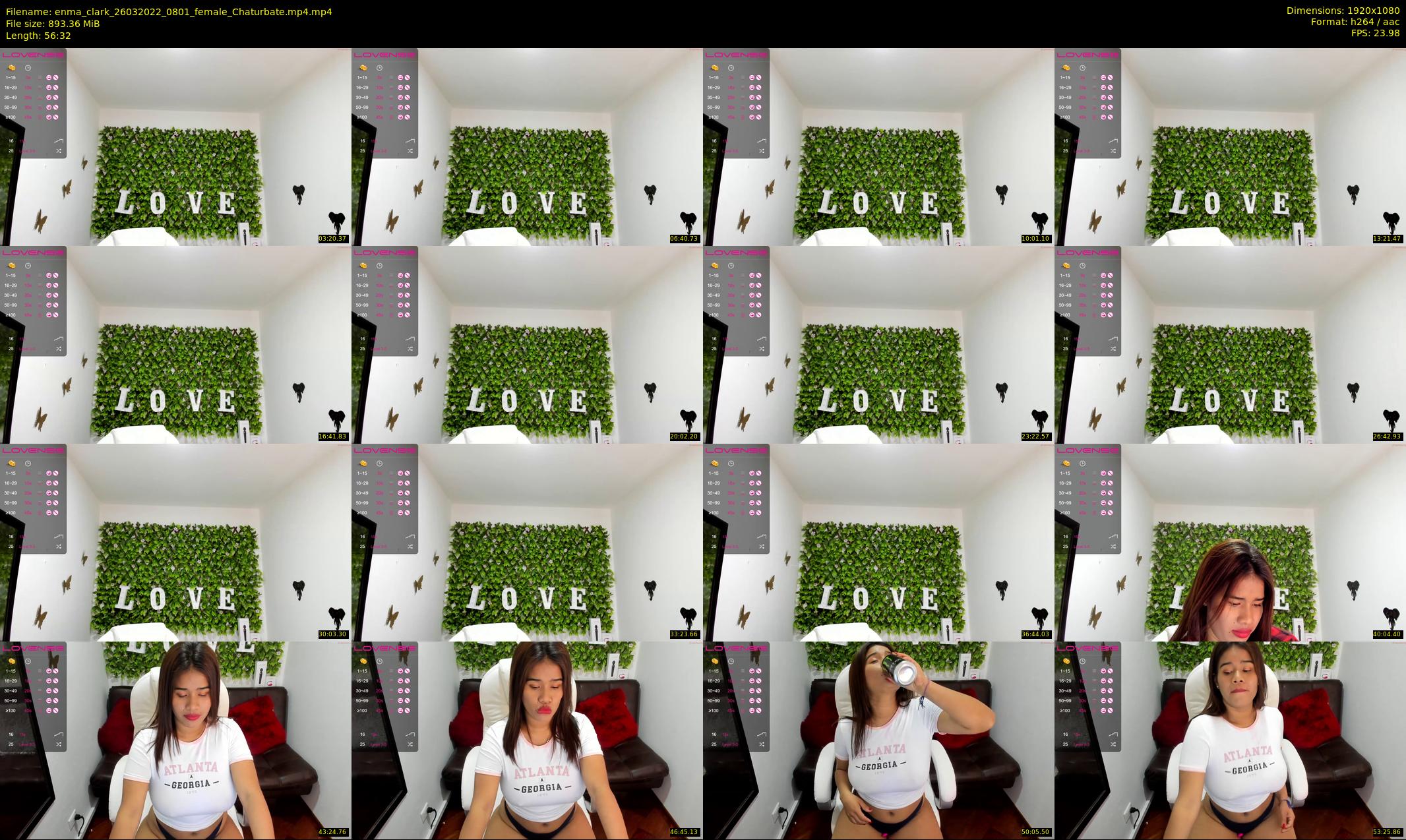 enma_clark — 57 minute Chaturbate female cam show recording, 1080p, Mar 26, 2022