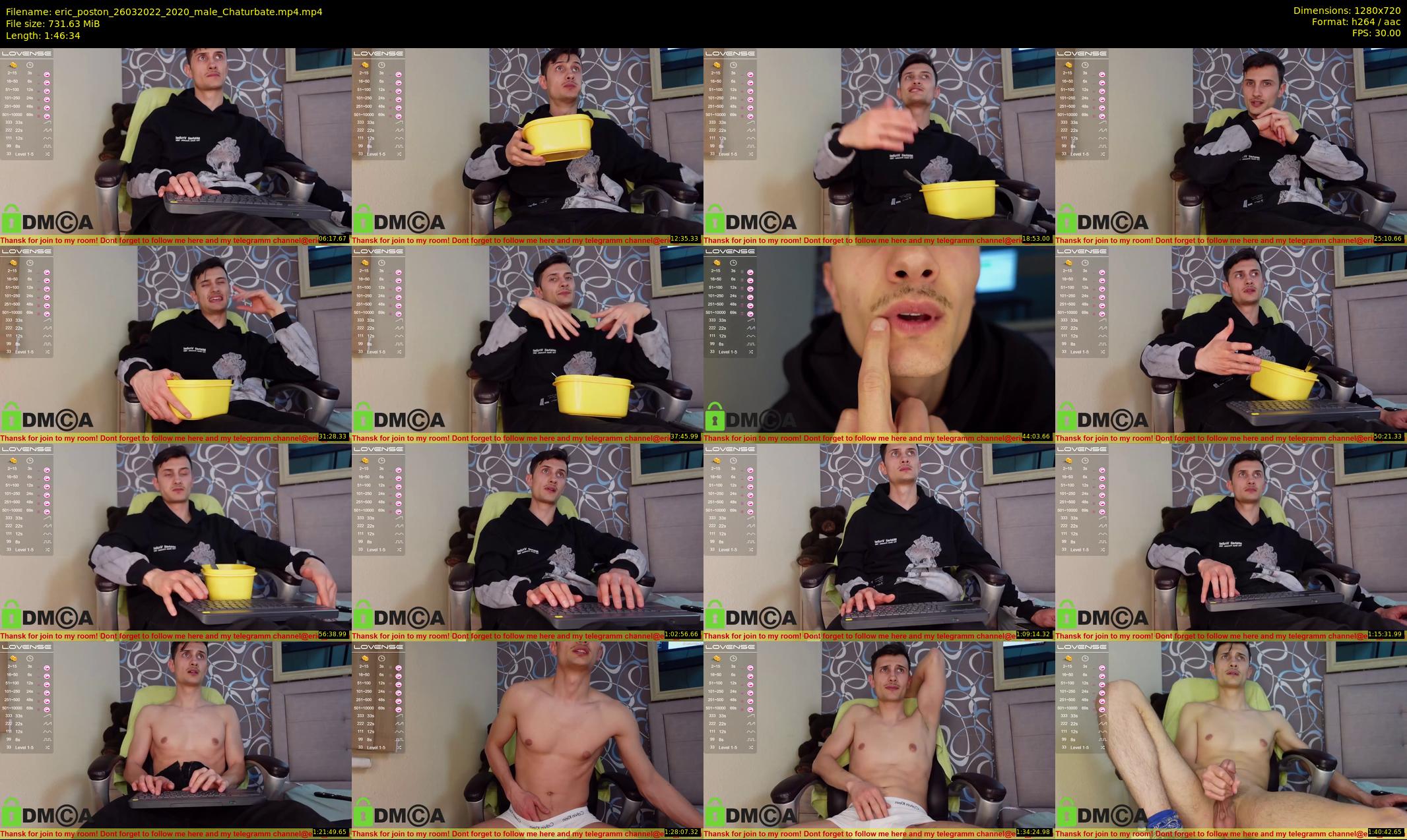 eric_poston — 107 minute Chaturbate male cam show recording, 720p, Mar 26, 2022