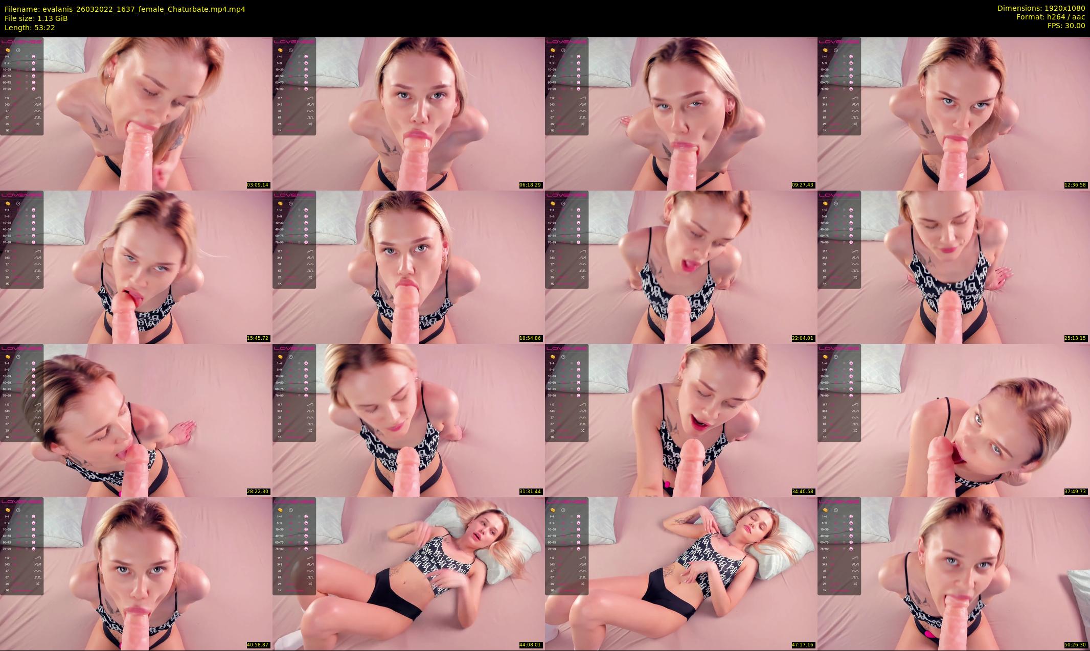 evalanis — 54 minute Chaturbate couple cam show recording, 1080p, Mar 26, 2022
