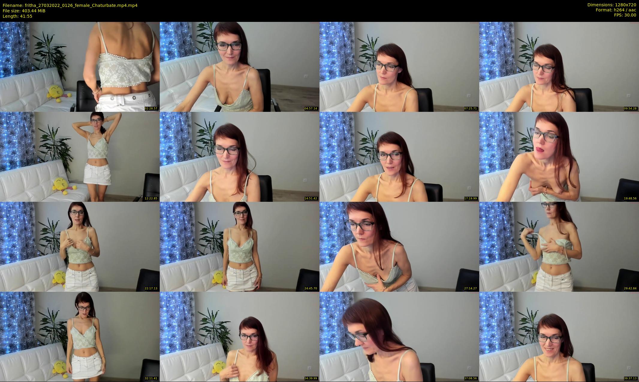 fritha — 42 minute Chaturbate female cam show recording, 720p, Mar 27, 2022