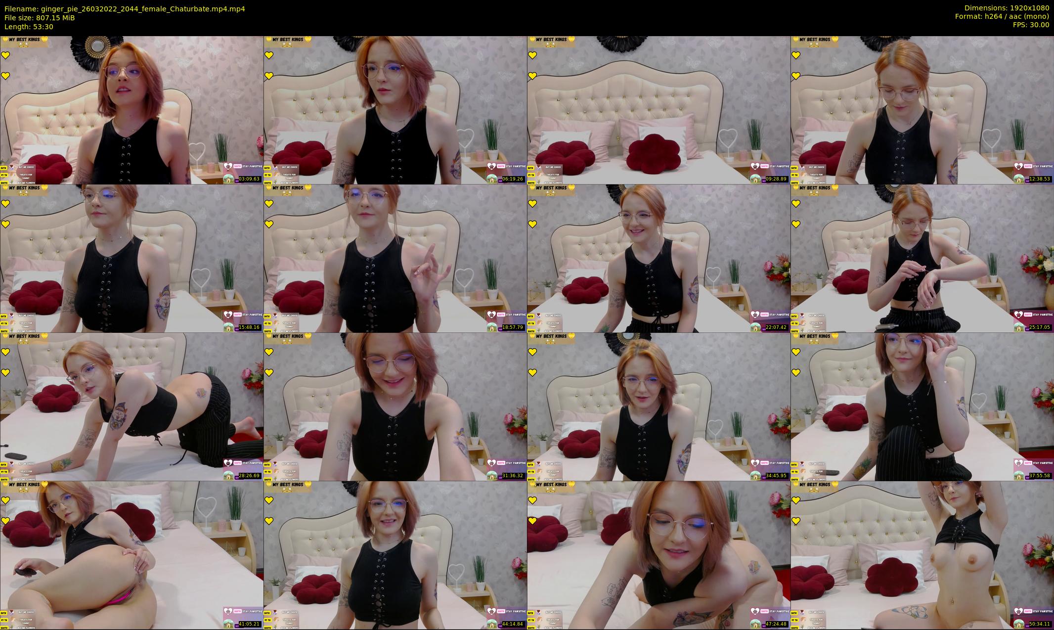 ginger_pie — 54 minute Chaturbate female cam show recording, 1080p, Mar 26, 2022