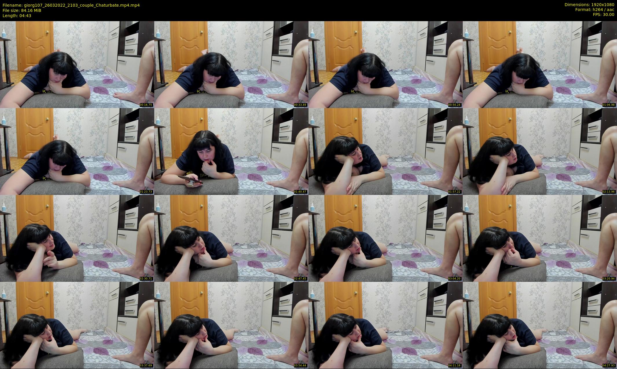 giorg107 — 5 minute Chaturbate couple cam show recording, 1080p, Mar 26, 2022