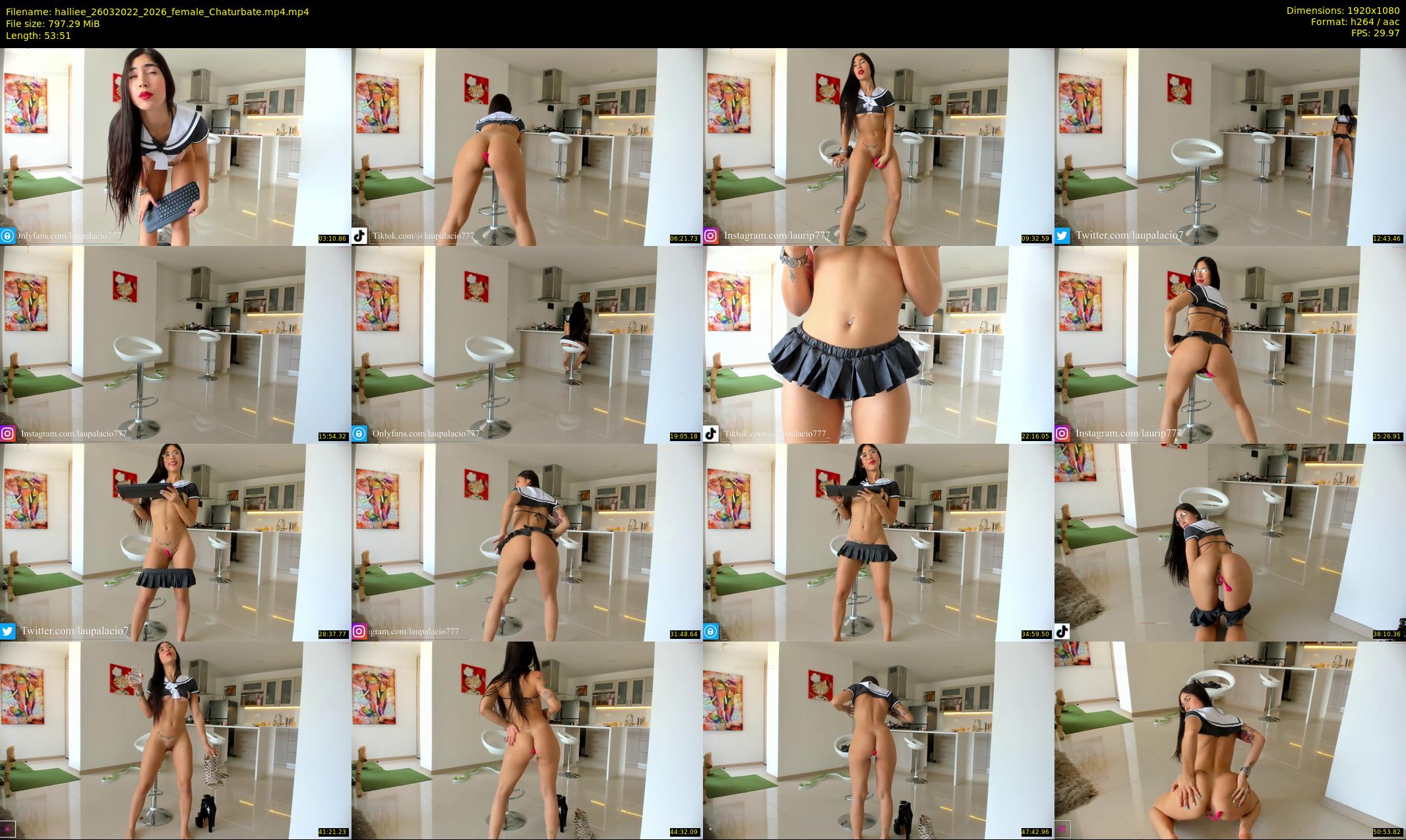 halliee — 54 minute Chaturbate couple cam show recording, 1080p, Mar 26, 2022