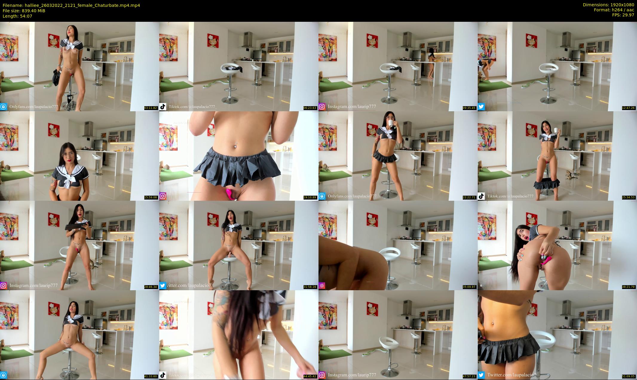 halliee — 55 minute Chaturbate couple cam show recording, 1080p, Mar 26, 2022