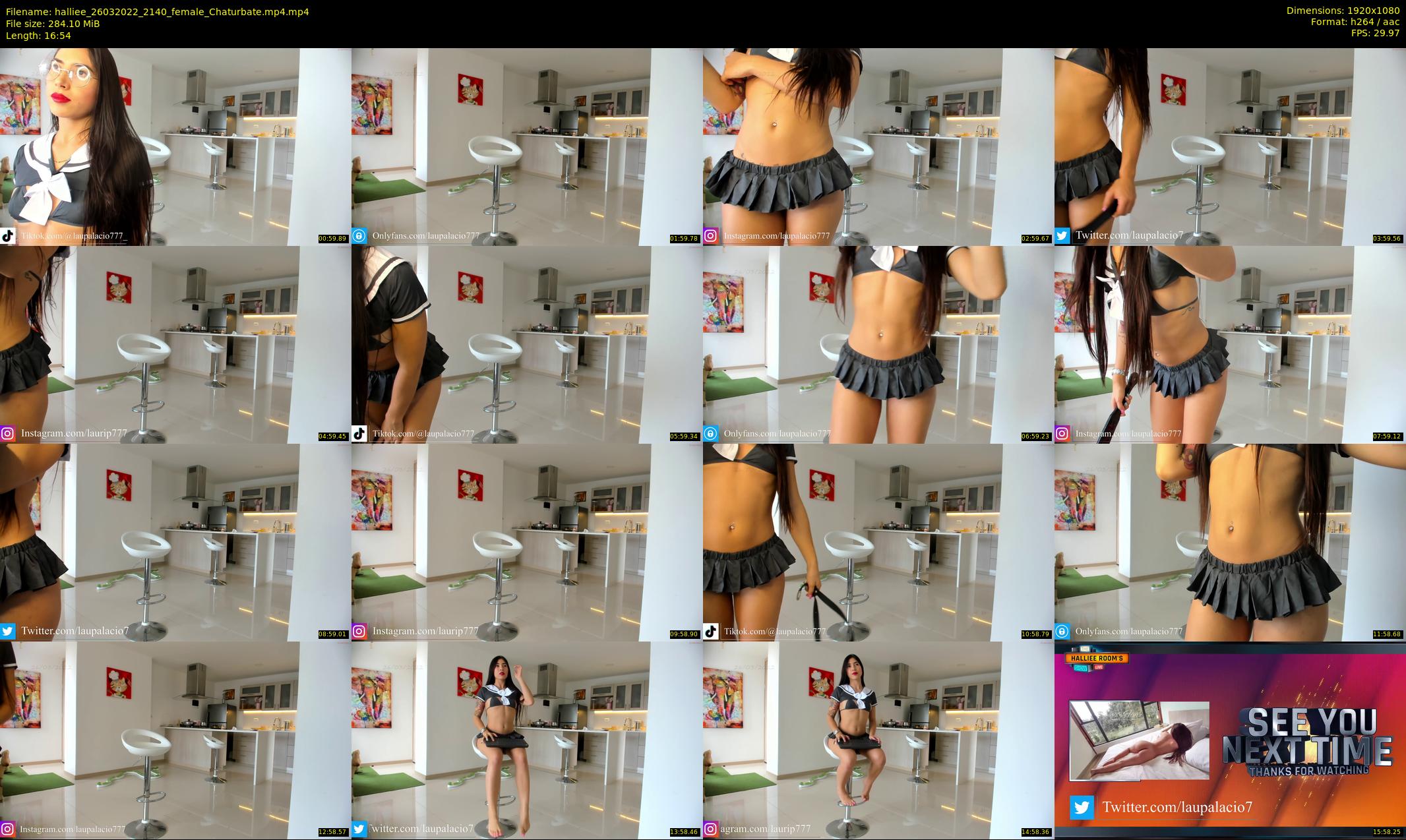 halliee — 17 minute Chaturbate couple cam show recording, 1080p, Mar 26, 2022