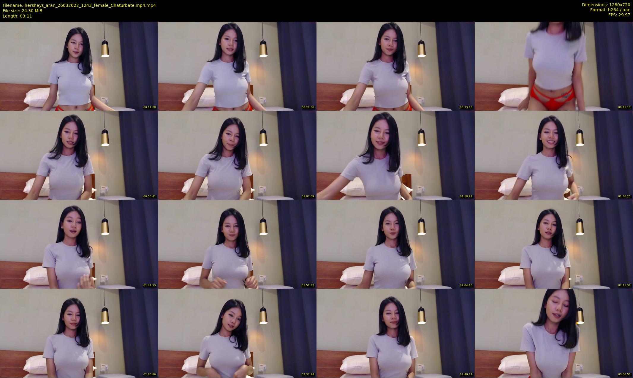 hersheys_aran — 4 minute Chaturbate female cam show recording, 720p, Mar 26, 2022