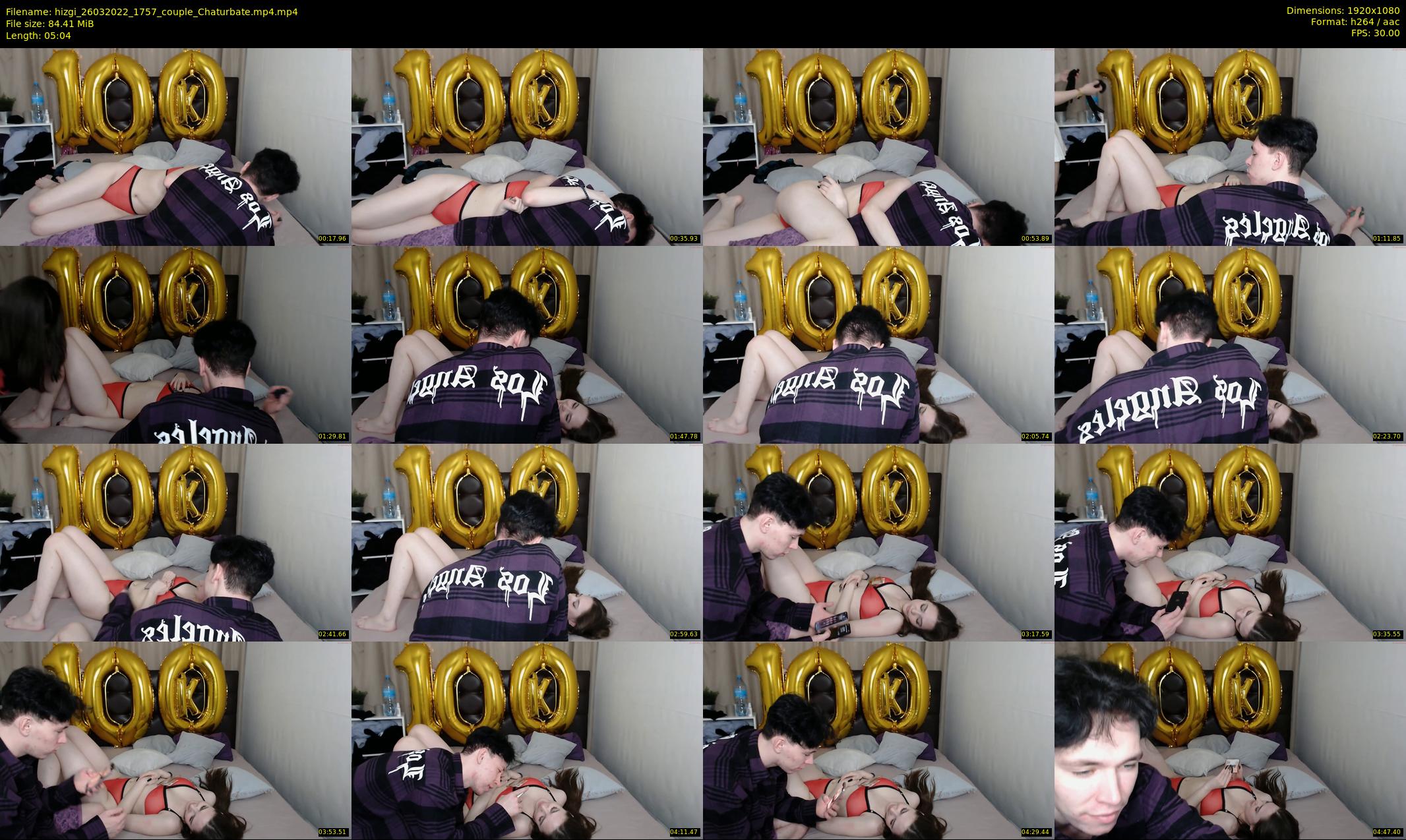 hizgi — 6 minute Chaturbate couple cam show recording, 1080p, Mar 26, 2022