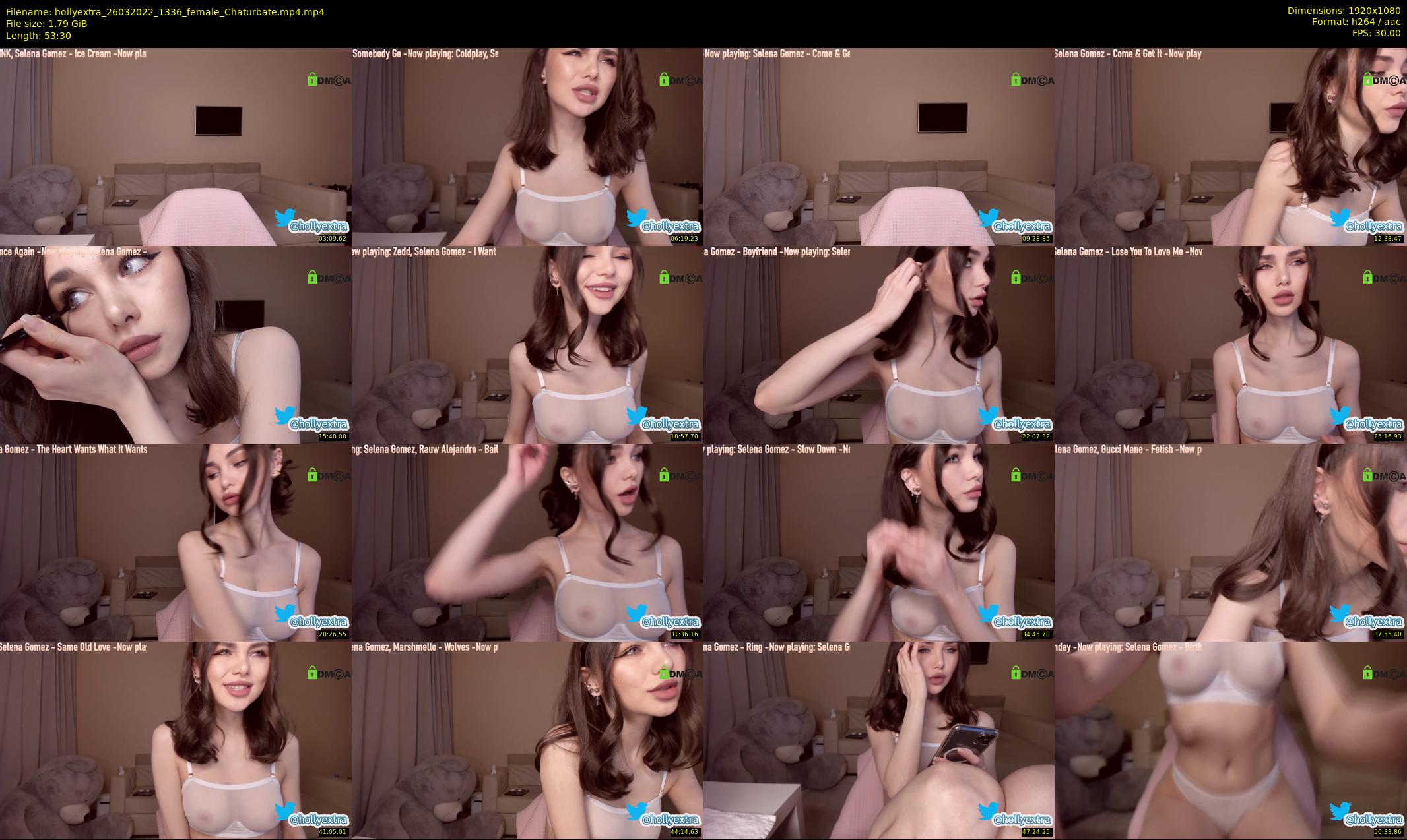hollyextra — 54 minute Chaturbate female cam show recording, 1080p, Mar 26, 2022