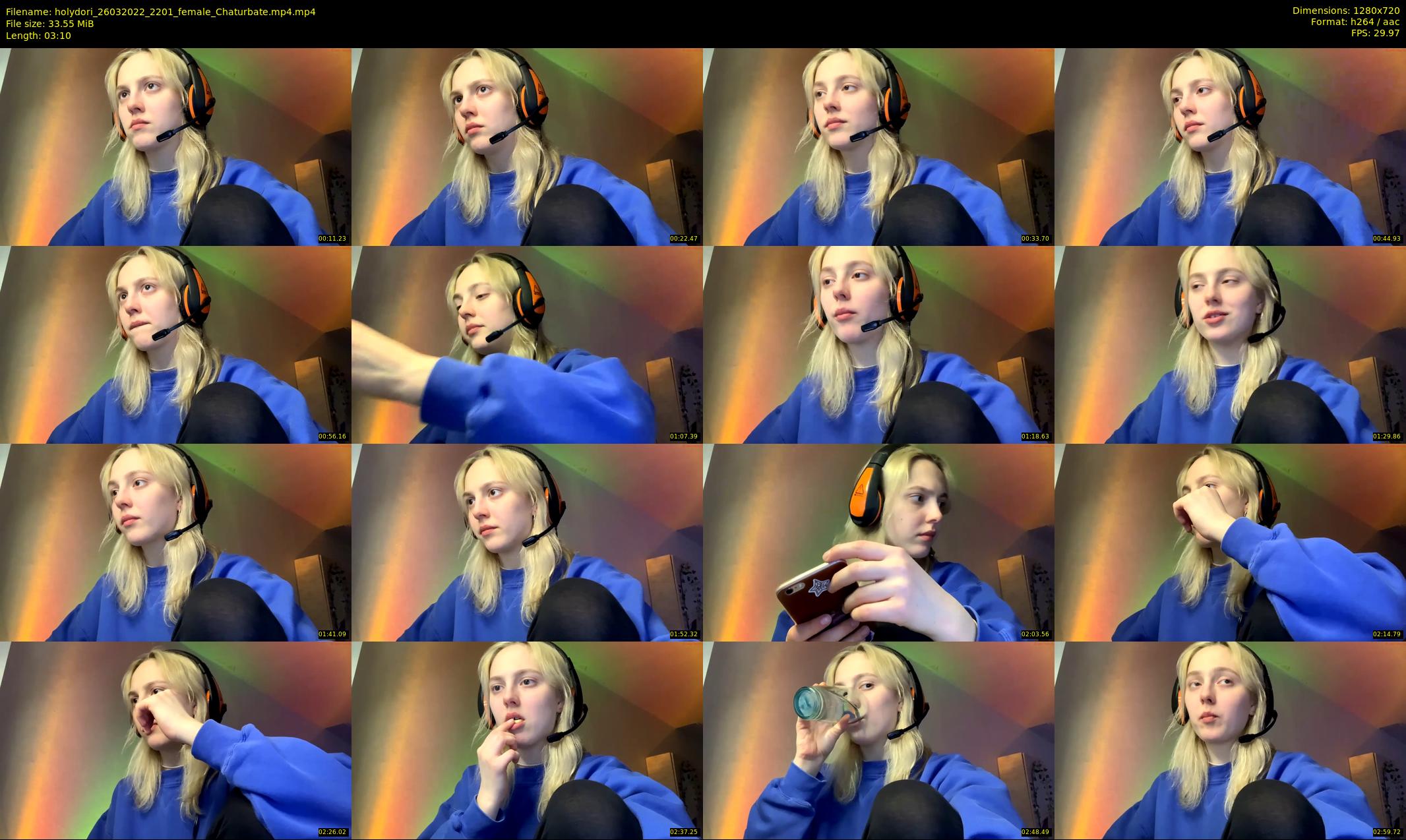 holydori — 4 minute Chaturbate female cam show recording, 720p, Mar 26, 2022