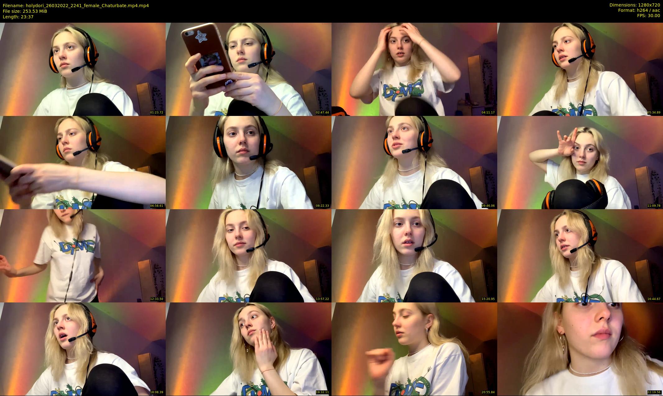 holydori — 24 minute Chaturbate female cam show recording, 720p, Mar 26, 2022